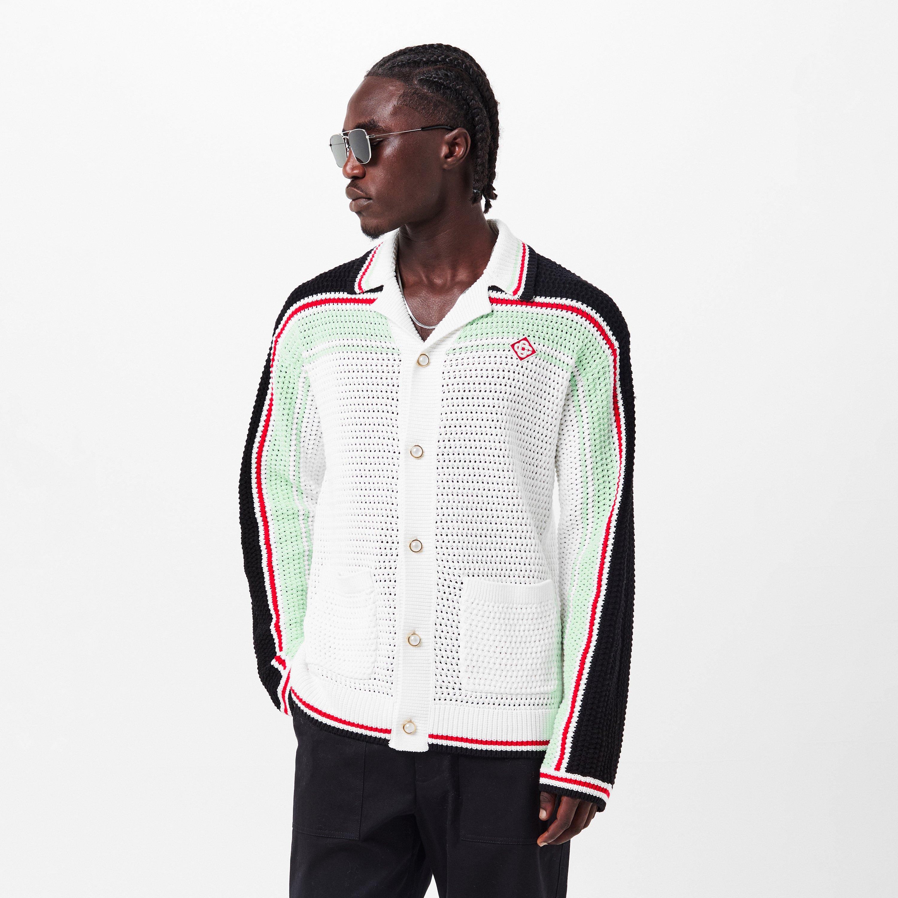 Casablanca | Tennis Crochet Shacket | Knitted T-Shirts | Cruise