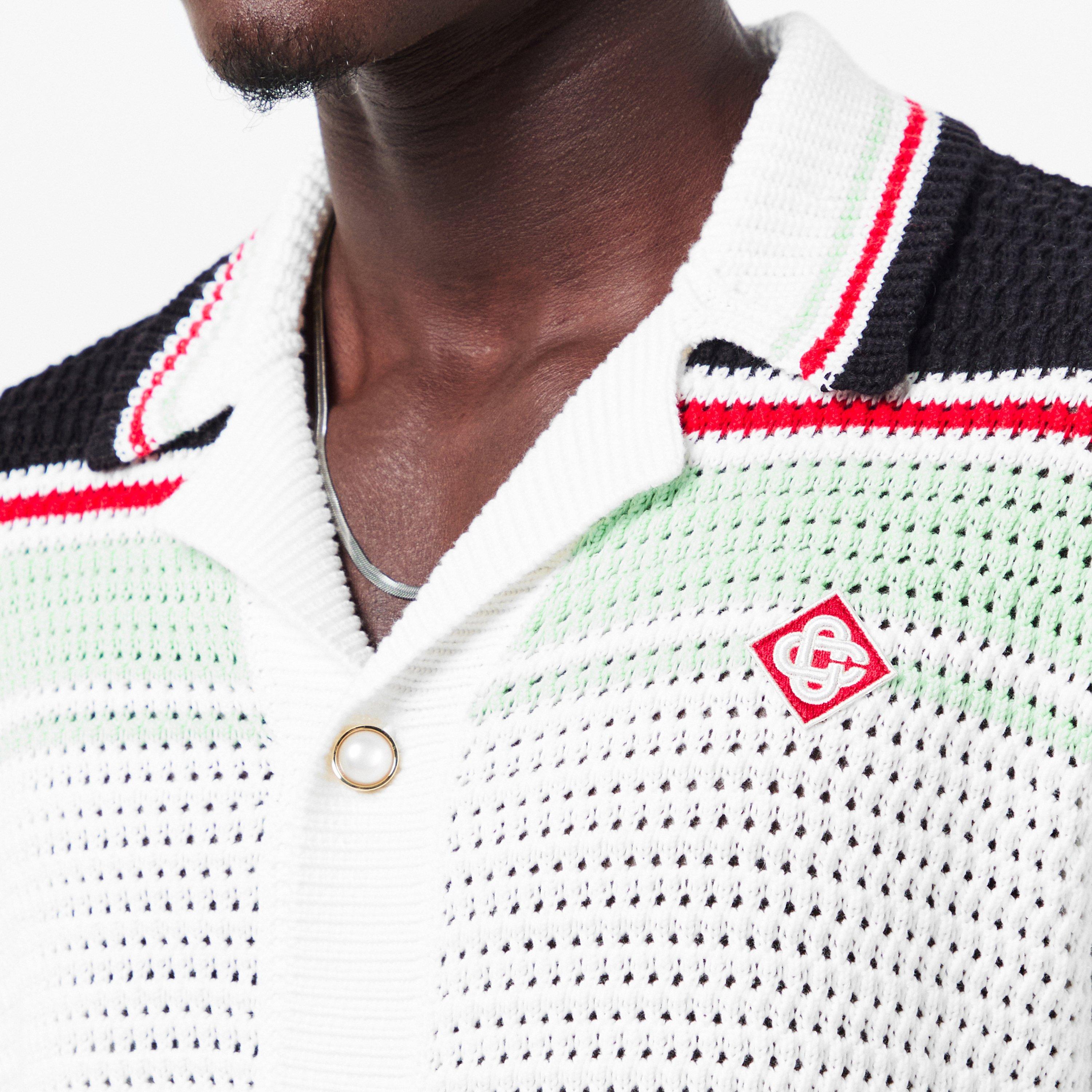 White - Casablanca - Tennis Crochet Shacket - 5