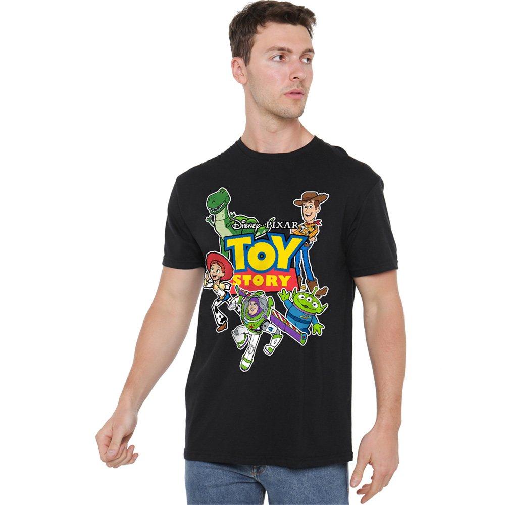 Black - Disney - Toy Story Character Cut Outs T-Shirt Black - 1