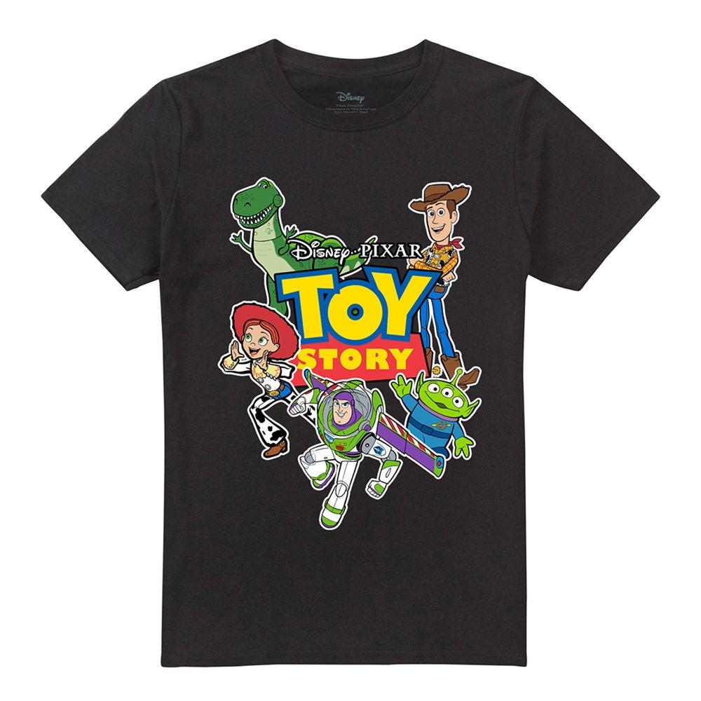 Black - Disney - Toy Story Character Cut Outs T-Shirt Black - 4