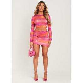 Missy Empire Ruched Mini Skirt