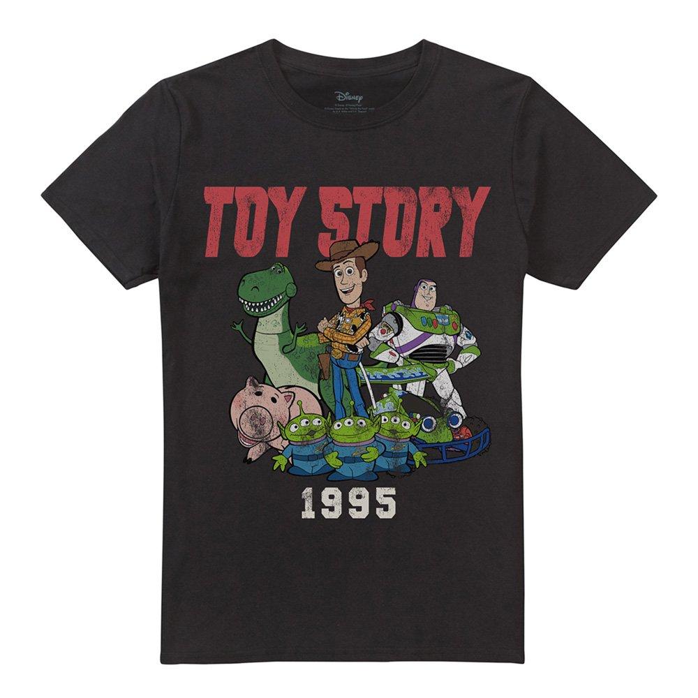 Black - Disney - Toy Story 1995 Retro T-Shirt Black - 4
