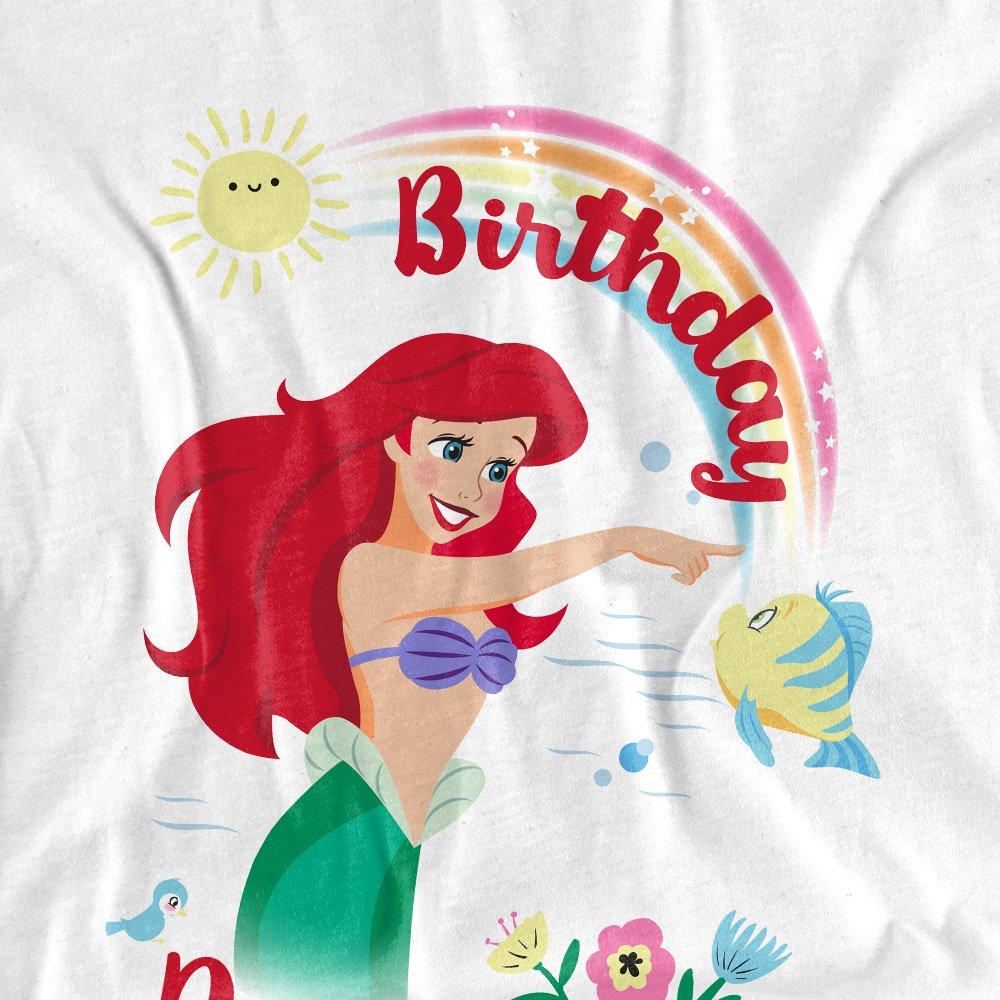 White - Disney - The Little Mermaid Birthday Princess With Ariel An - 2