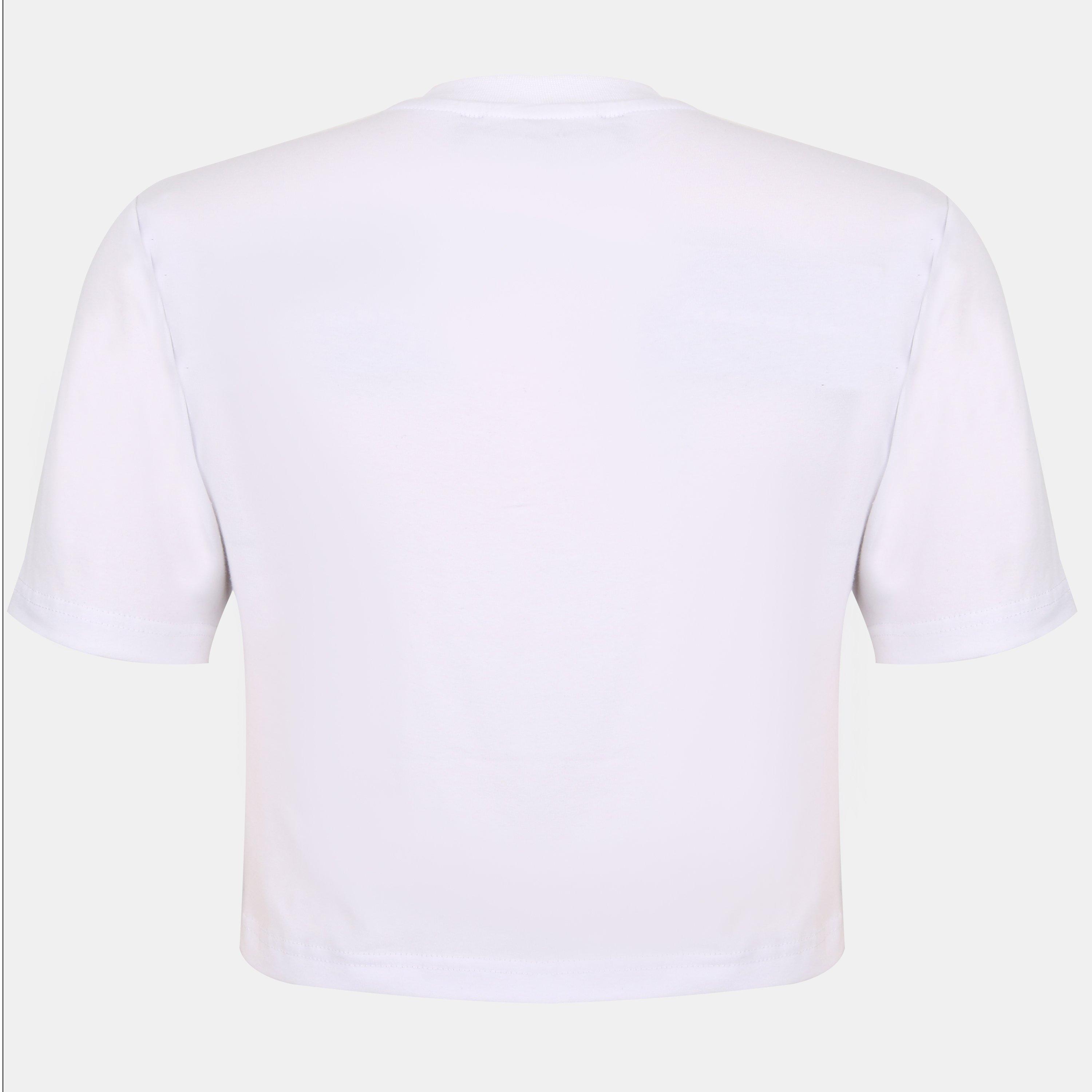 White/Pink - Pretty Boy Ugly World - Women's Cotton Short Sleeve Slim Fit Baby Tee - 2