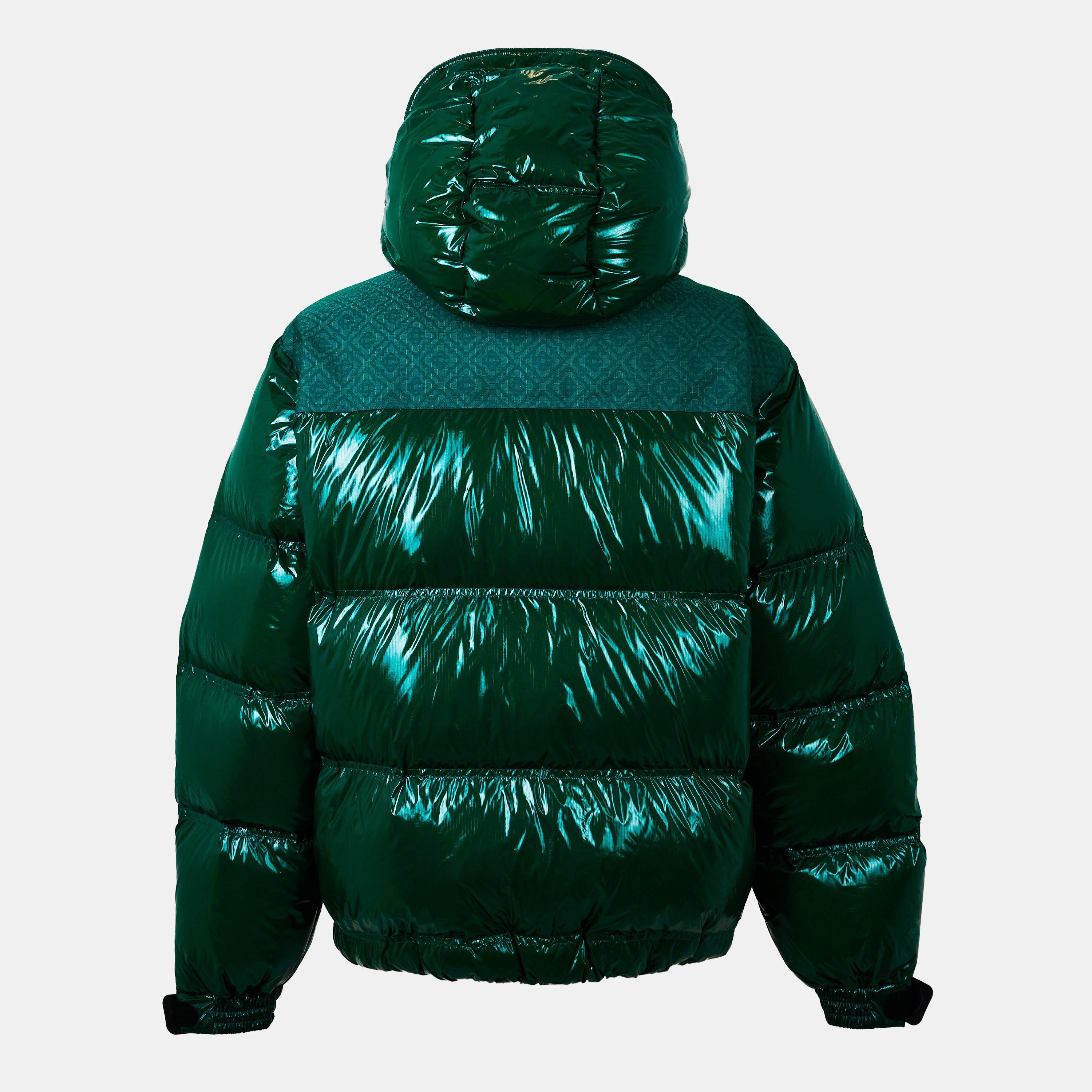 Green - Casablanca - Men's Casa Mono Quilted Medium Puffer Jacket - 2