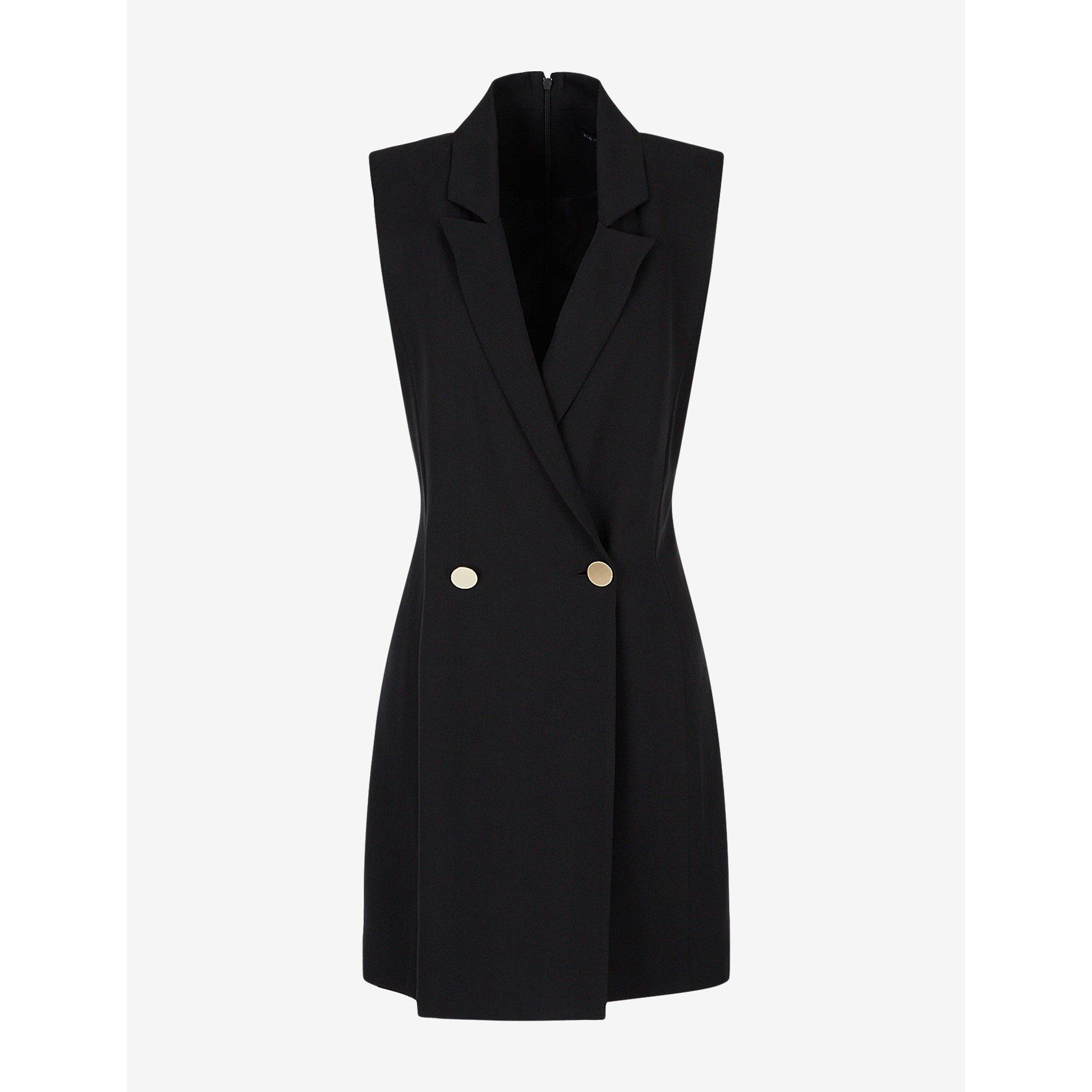 Black - Armani Exchange - Women's Blazer Dress - 6