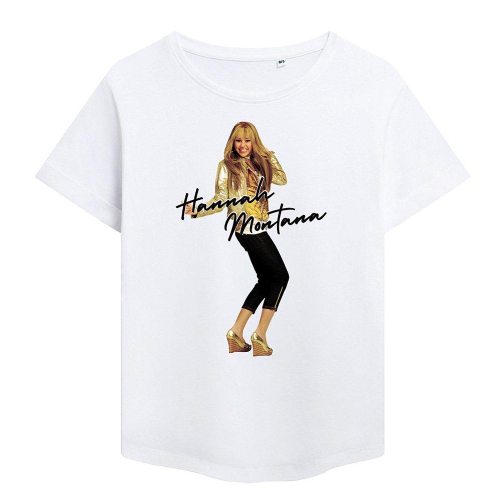 White - Disney - Hannah Montana Pose Fashion T Shirt White - 1