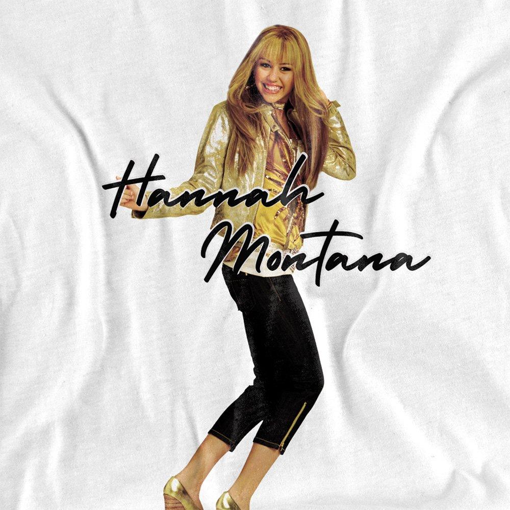 White - Disney - Hannah Montana Pose Fashion T Shirt White - 2