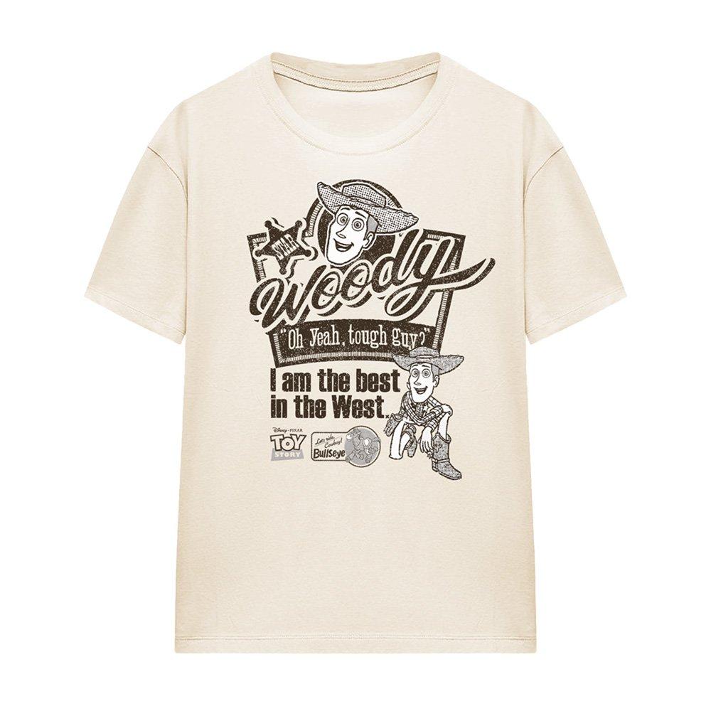 Beige - Disney - Toy Story Woody Best In The West T Shirt Natural - 4