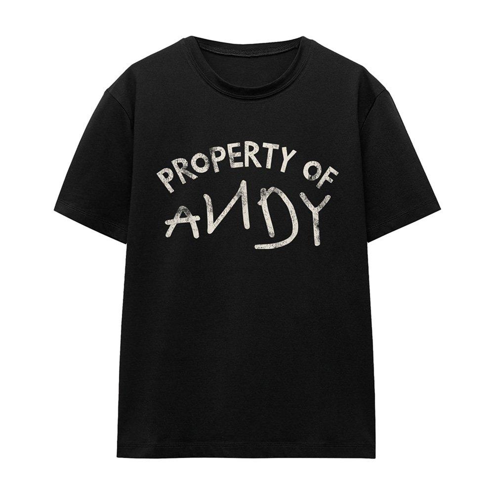 Black - Disney - Toy Story Property Of Andy T Shirt Black - 4