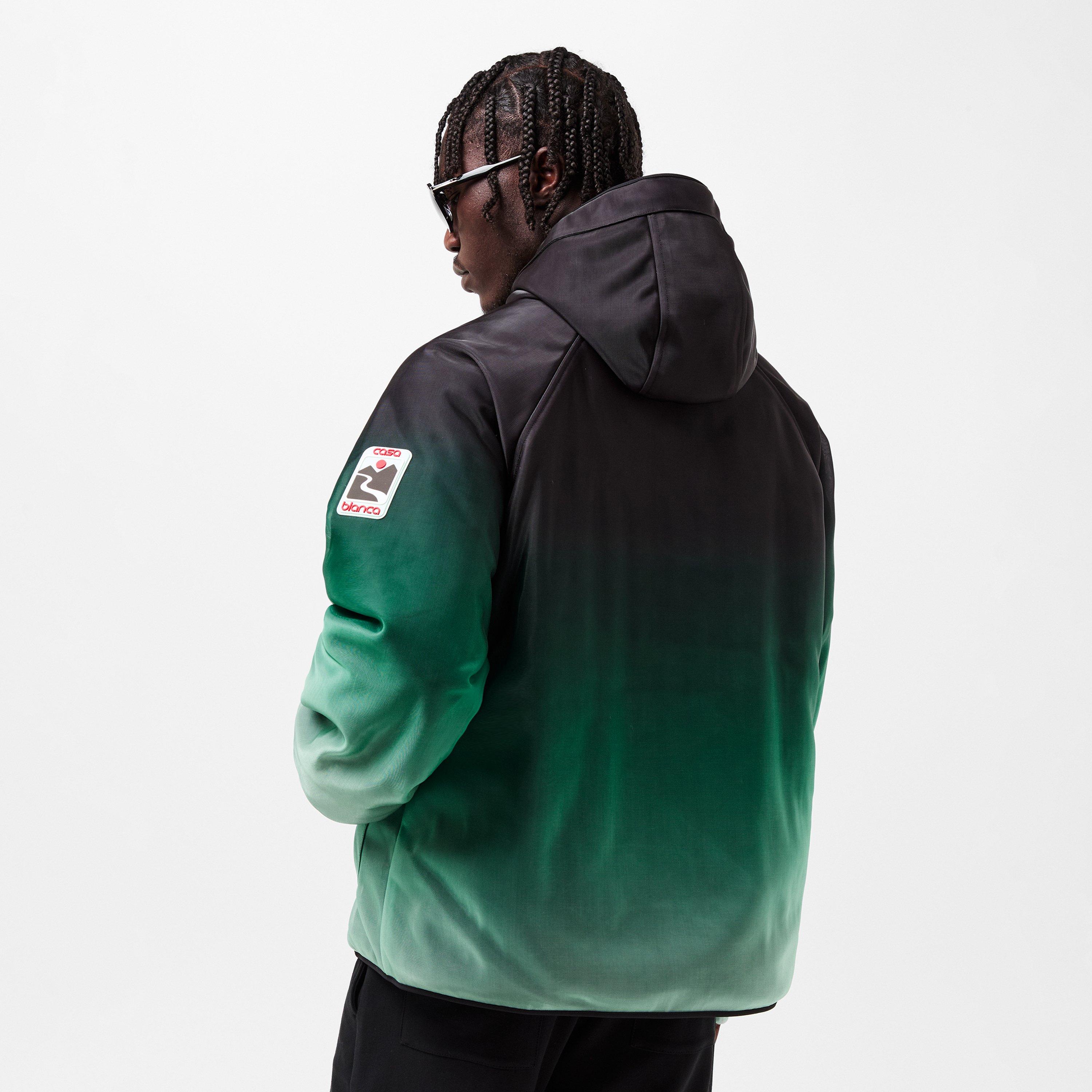 Black/Green - Casablanca - Men's Casa Gradient Lightweight Windbreaker - 4