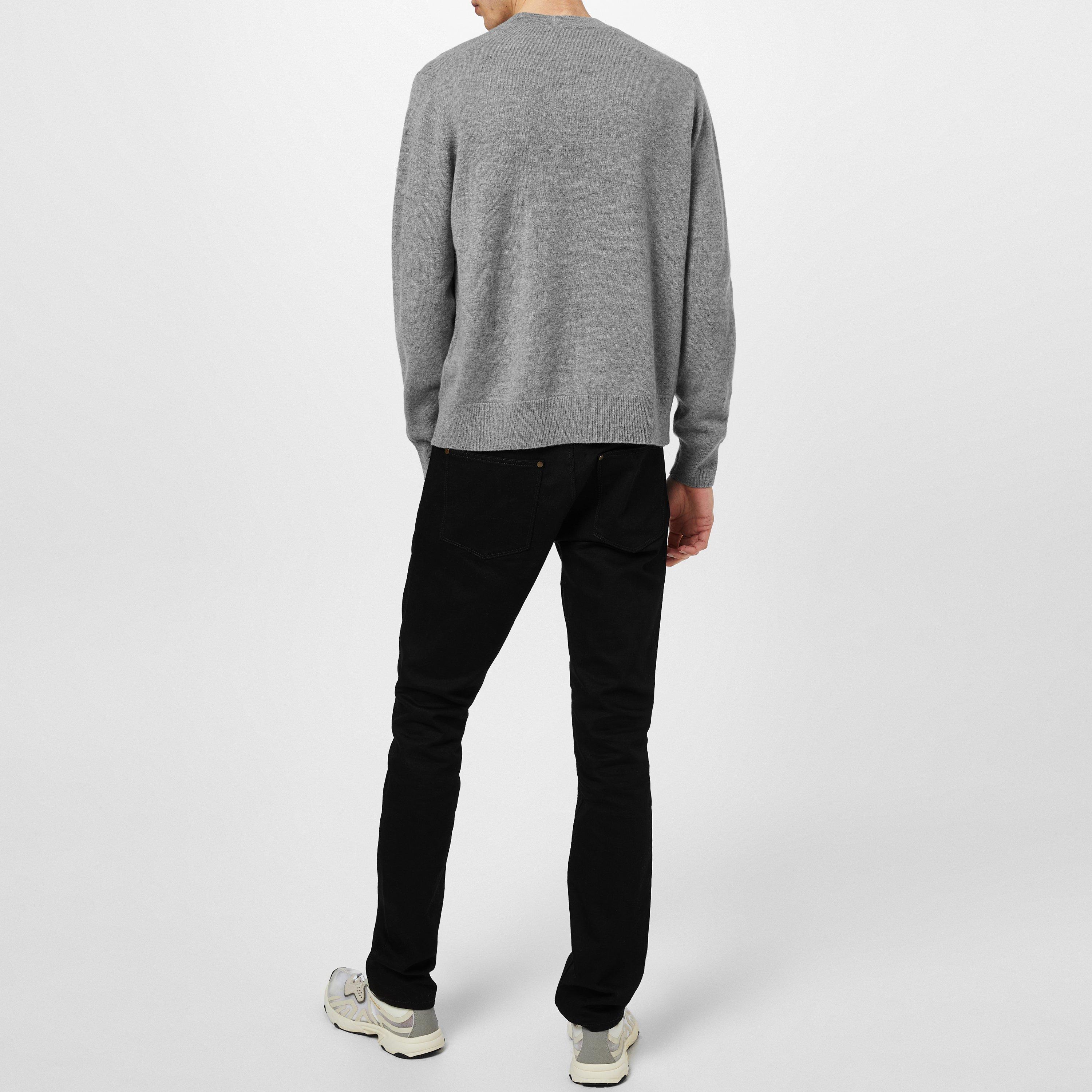 Grey Mel 990 - Acne Studios - Face Kalon Knit Jumper - 3