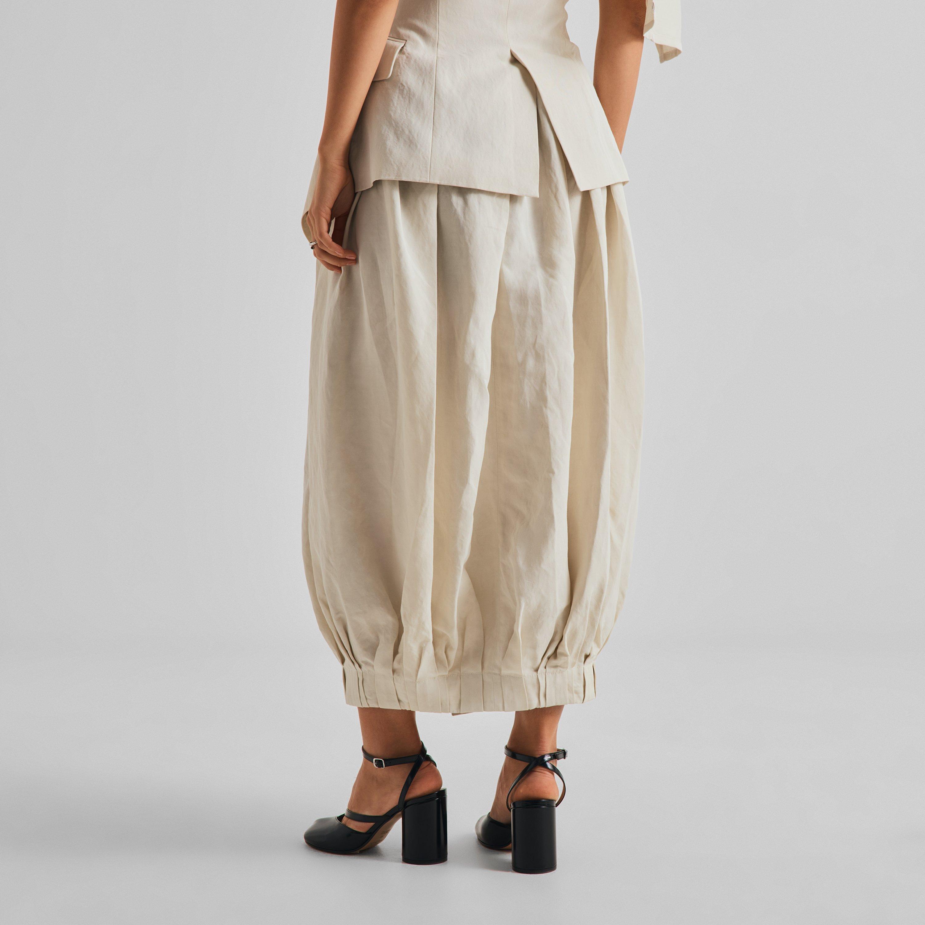 Off White - Uma Wang - Women's Gwen Midi Skirt - 4
