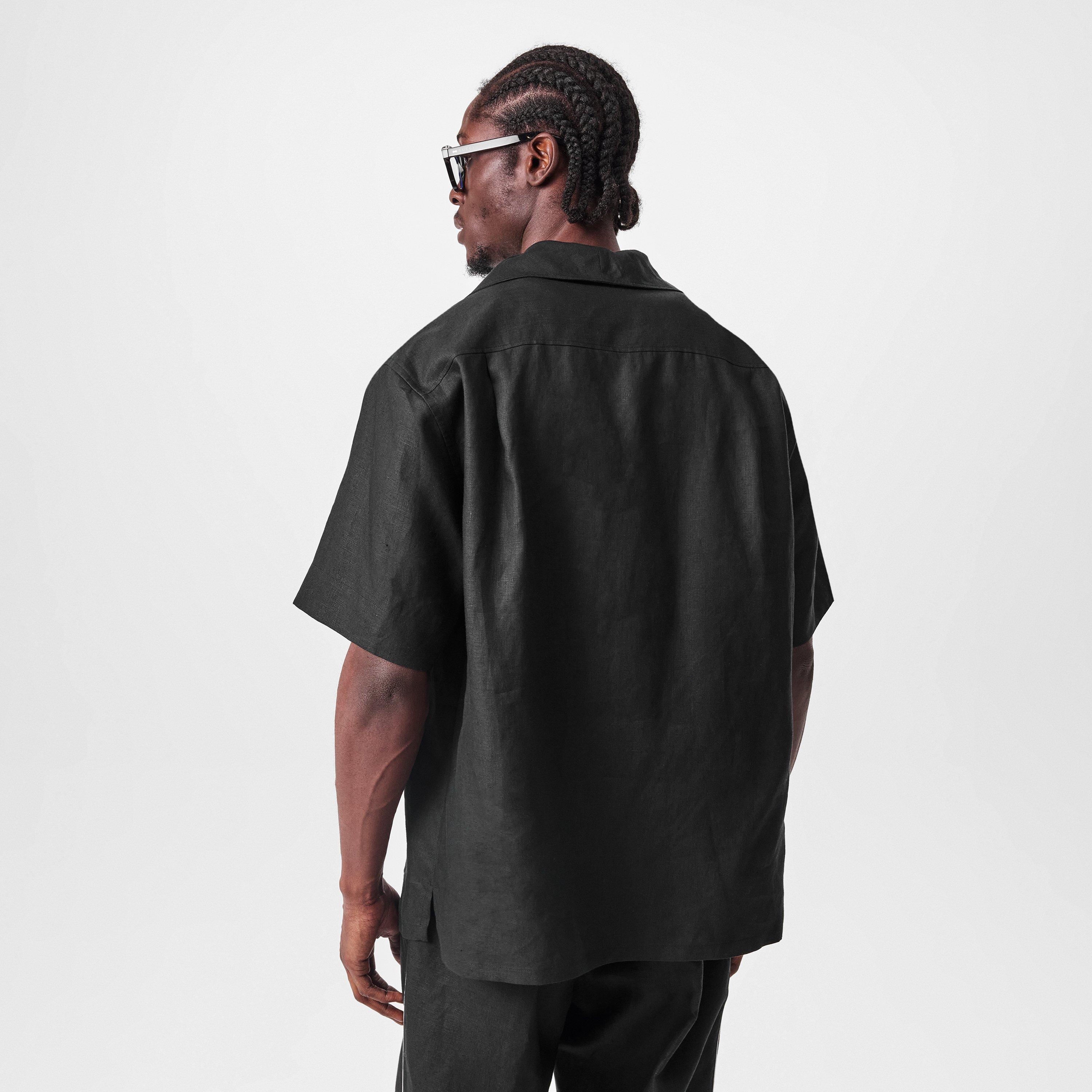 Black - Dolce and Gabbana - Men's Short-Sleeve Shirt - 4