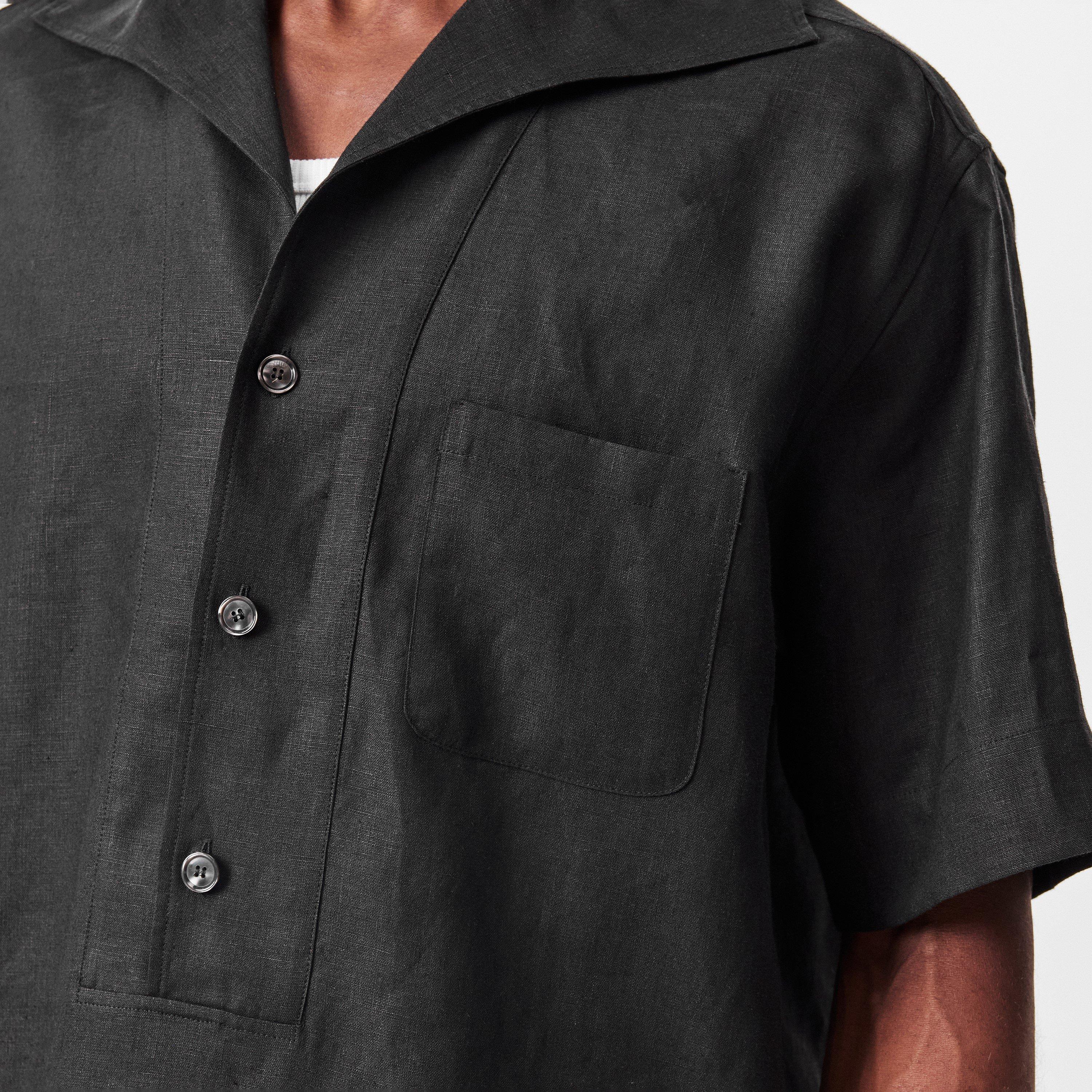 Black - Dolce and Gabbana - Men's Short-Sleeve Shirt - 5