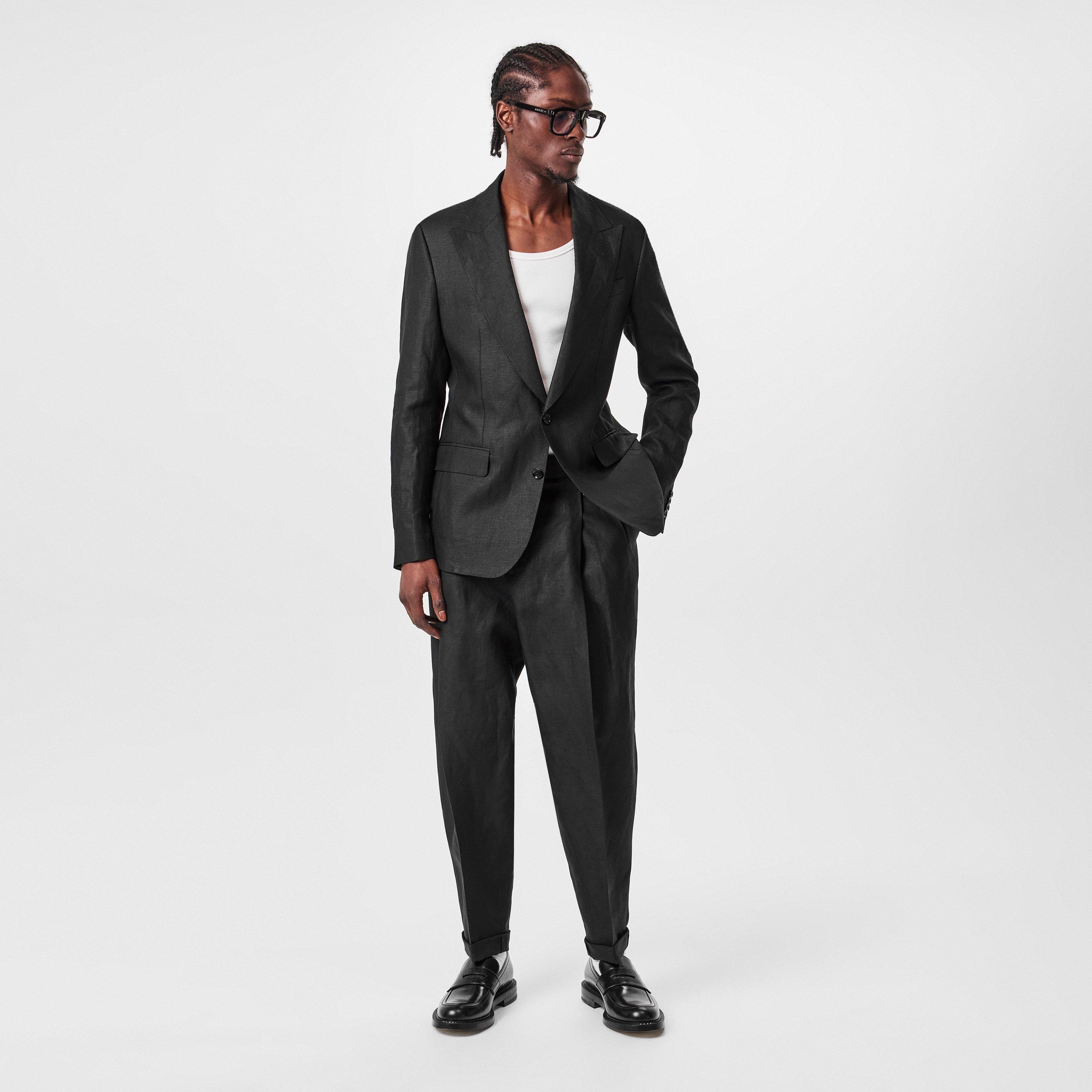 Black - Dolce and Gabbana - Men's Double Pleat Trousers - 6