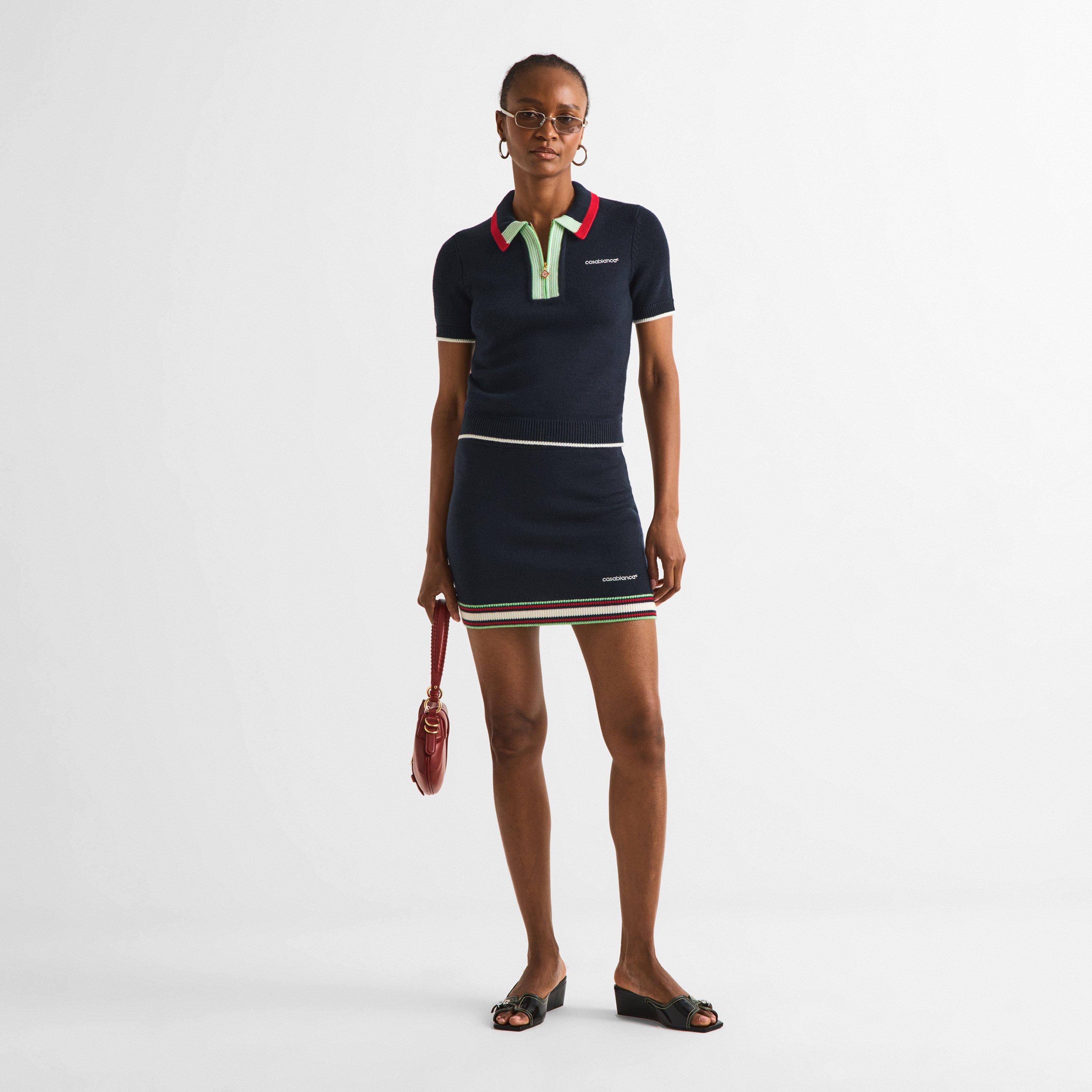 Navy - Casablanca - Casa Merino Mini Ld63 - 6