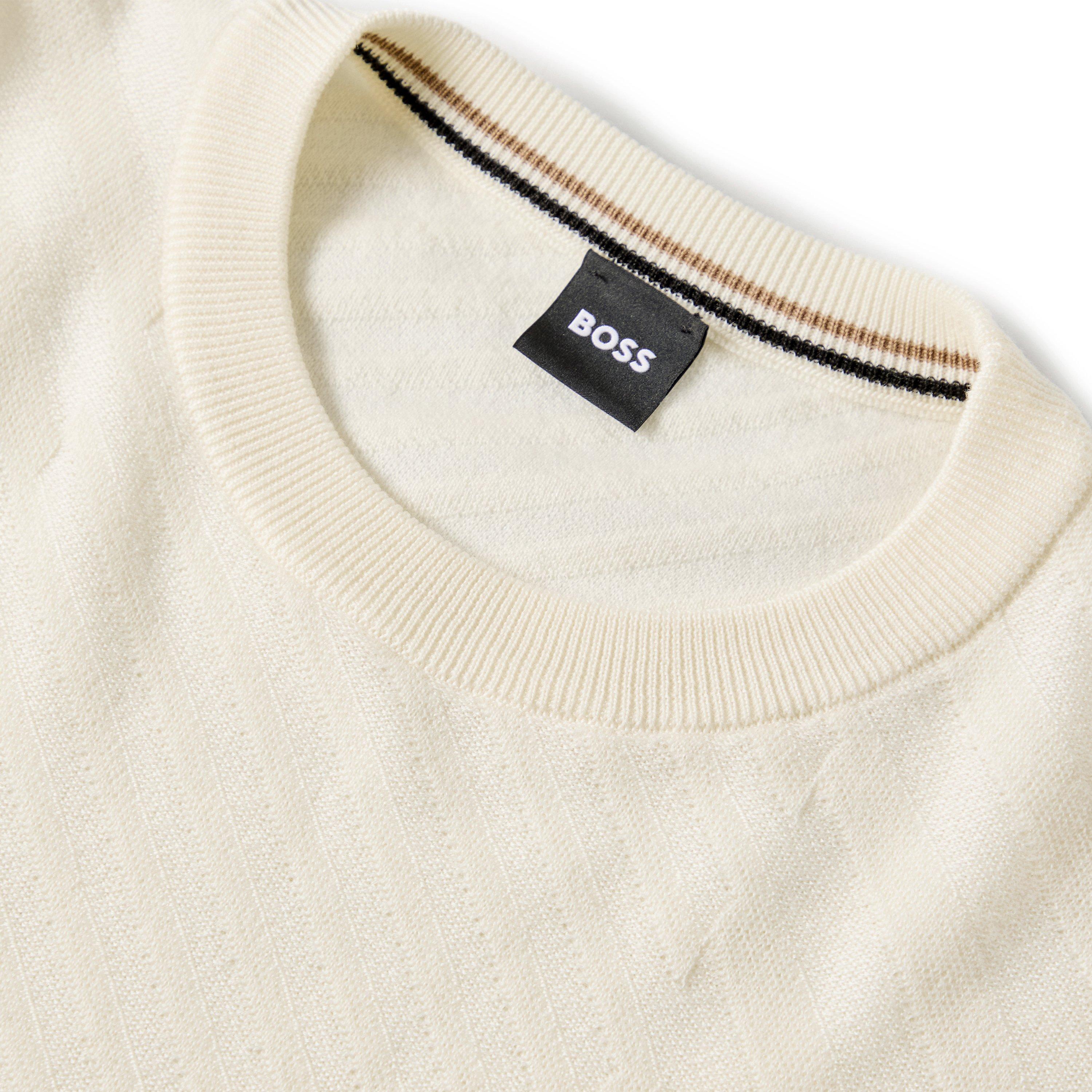 White - Boss - Men's Knitted Top - 3