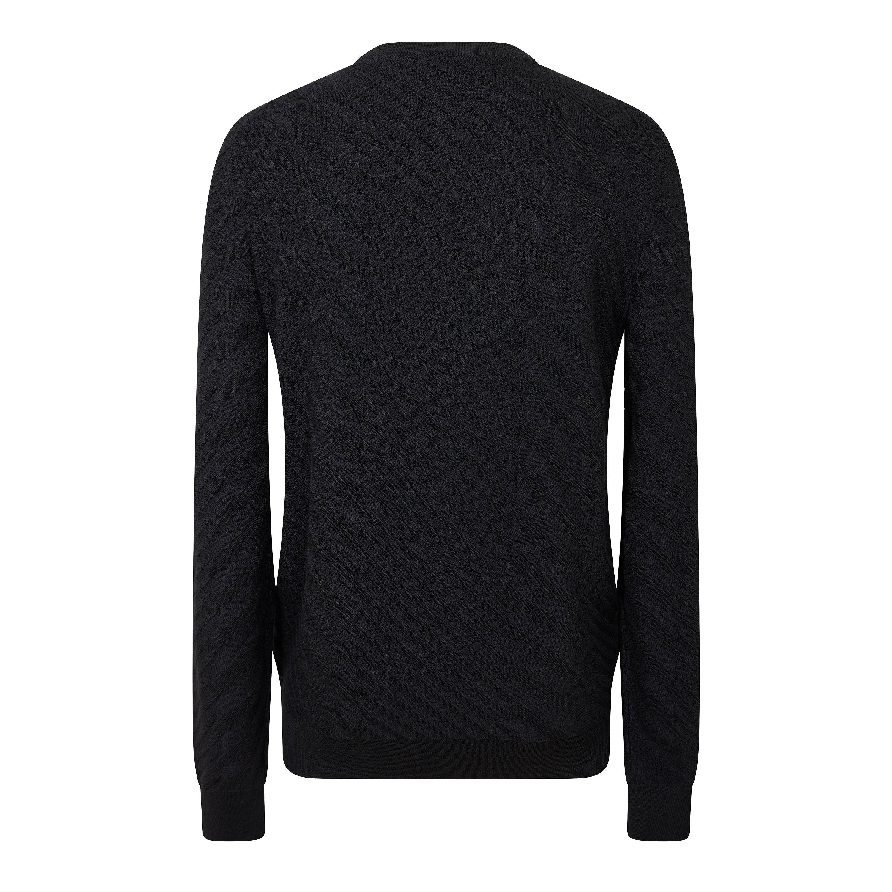 Black - Boss - Men's Knitted Top - 2
