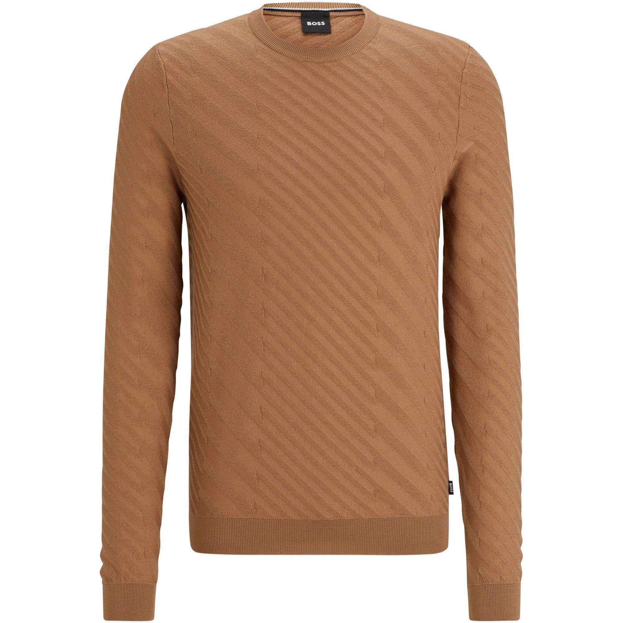 Boss Men's Knitted Top - Medium Beige - L