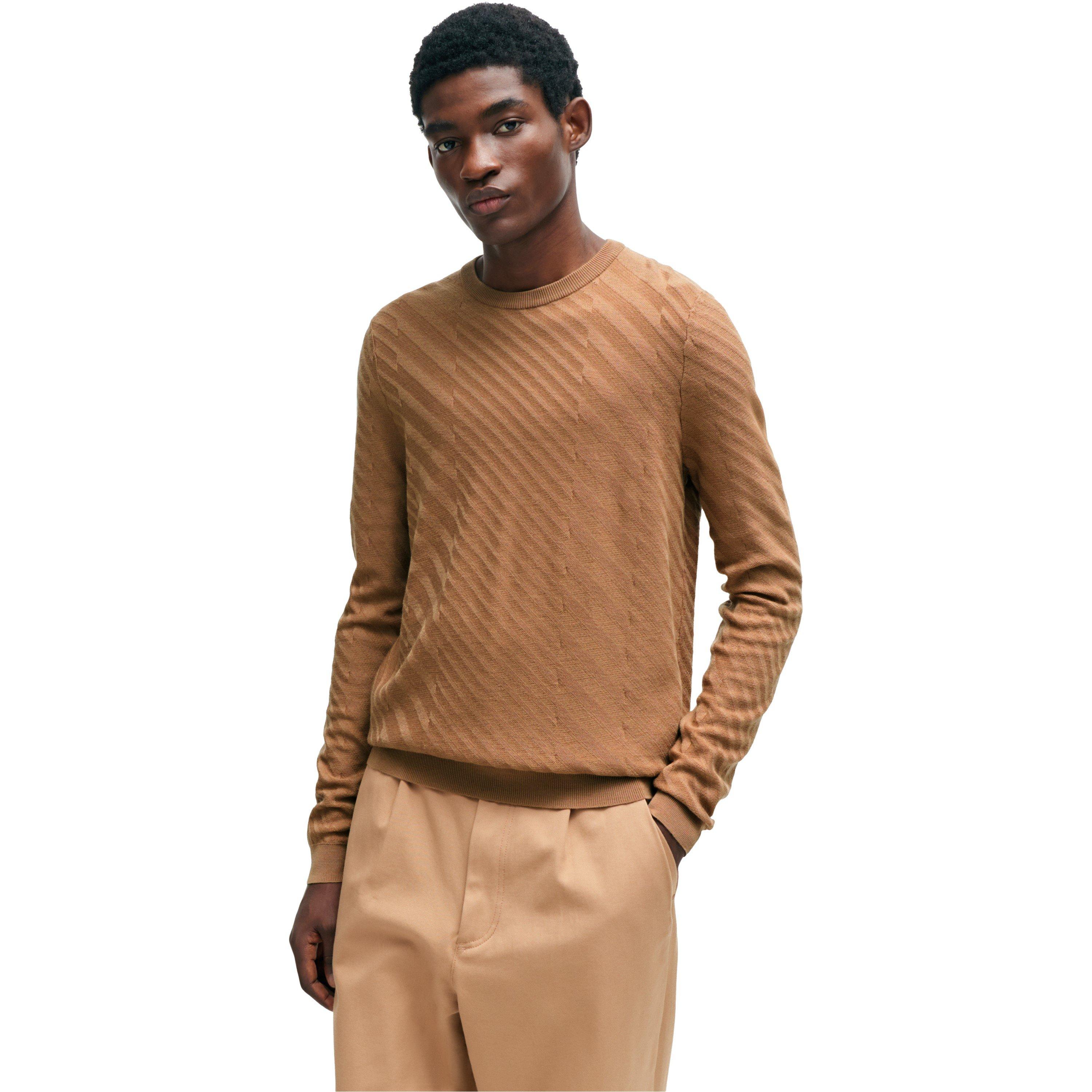 Medium Beige - Boss - Men's Knitted Top - 2