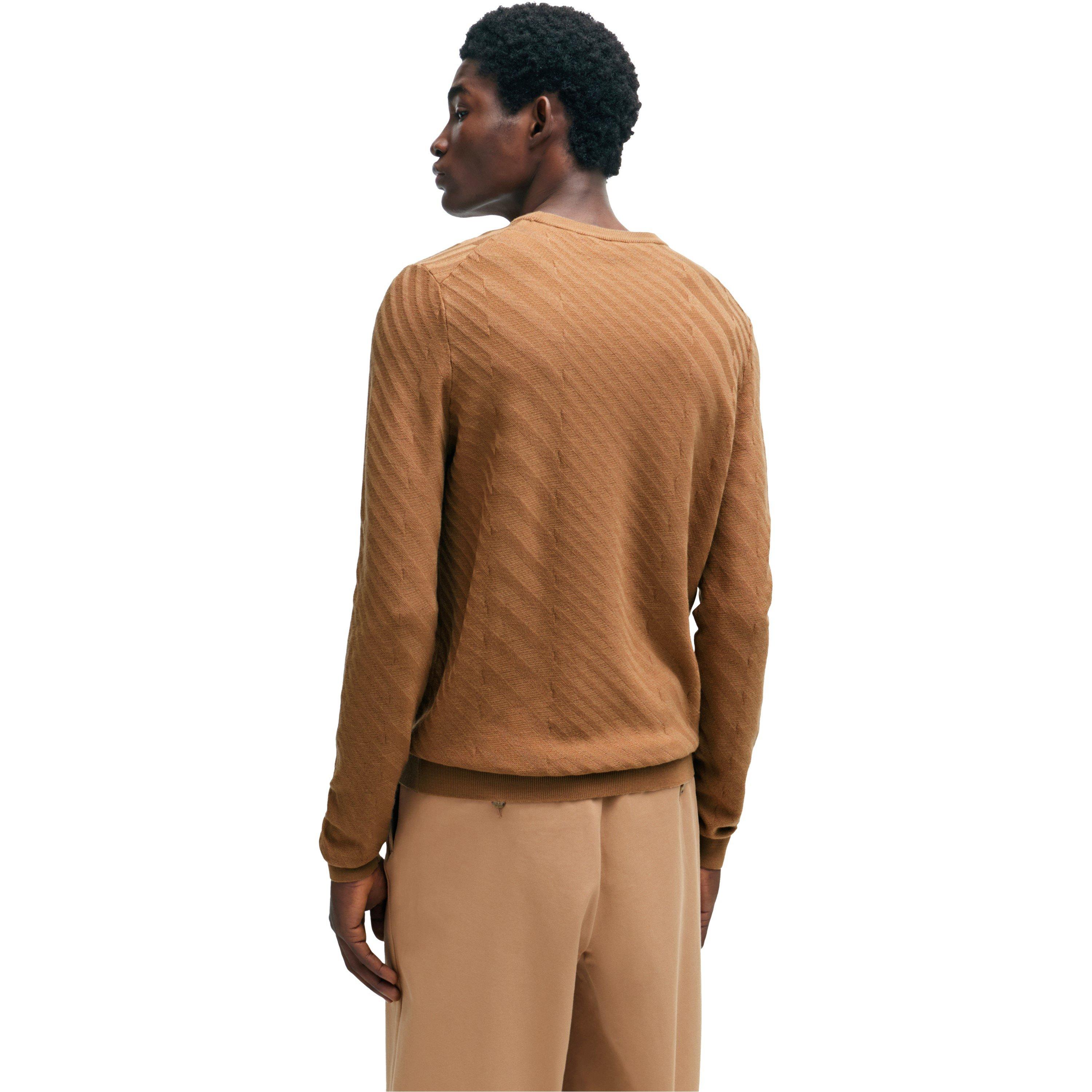 Medium Beige - Boss - Men's Knitted Top - 3