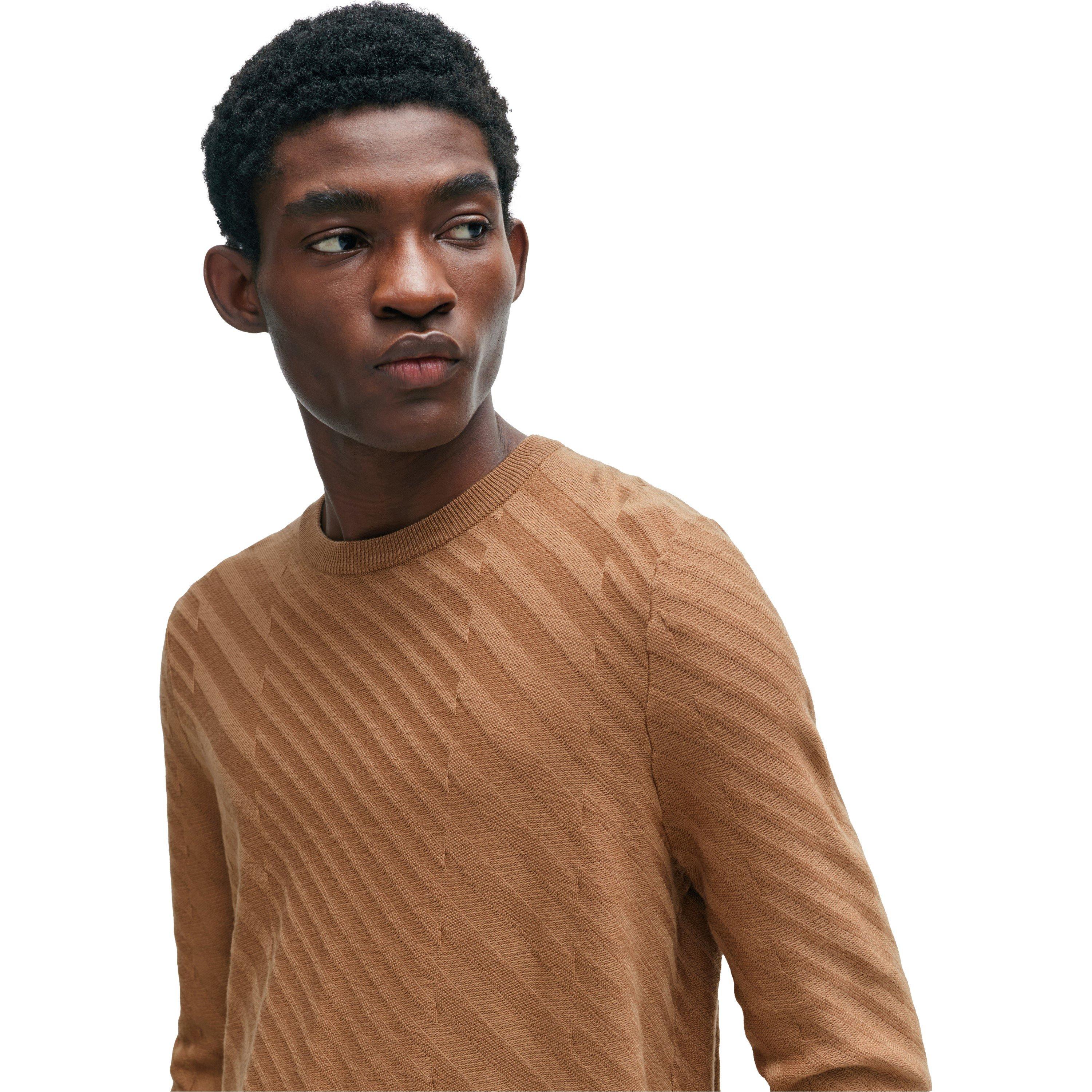 Medium Beige - Boss - Men's Knitted Top - 4