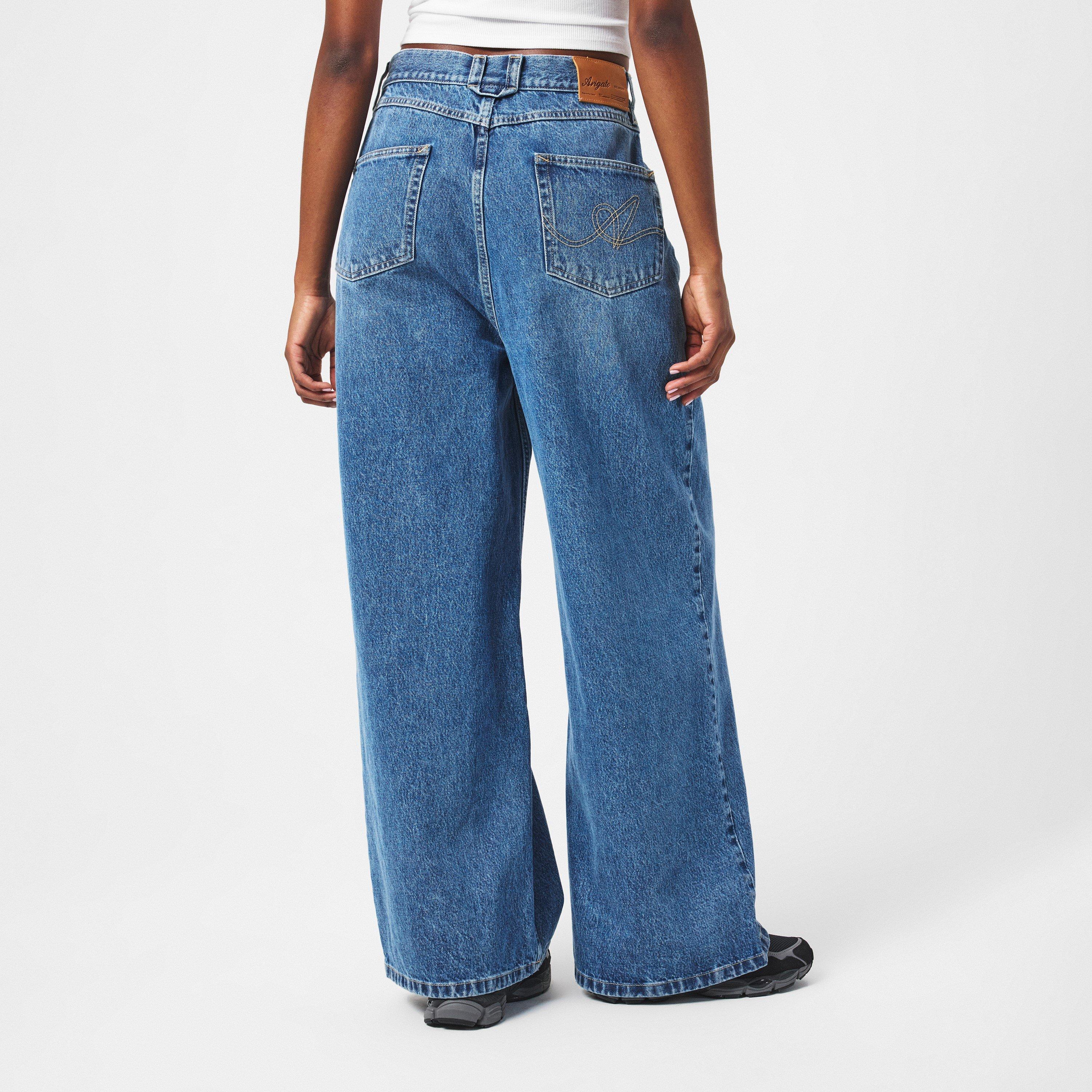 Light Blue - Axel Arigato - Women's Clara Wide Leg Jeans - 4