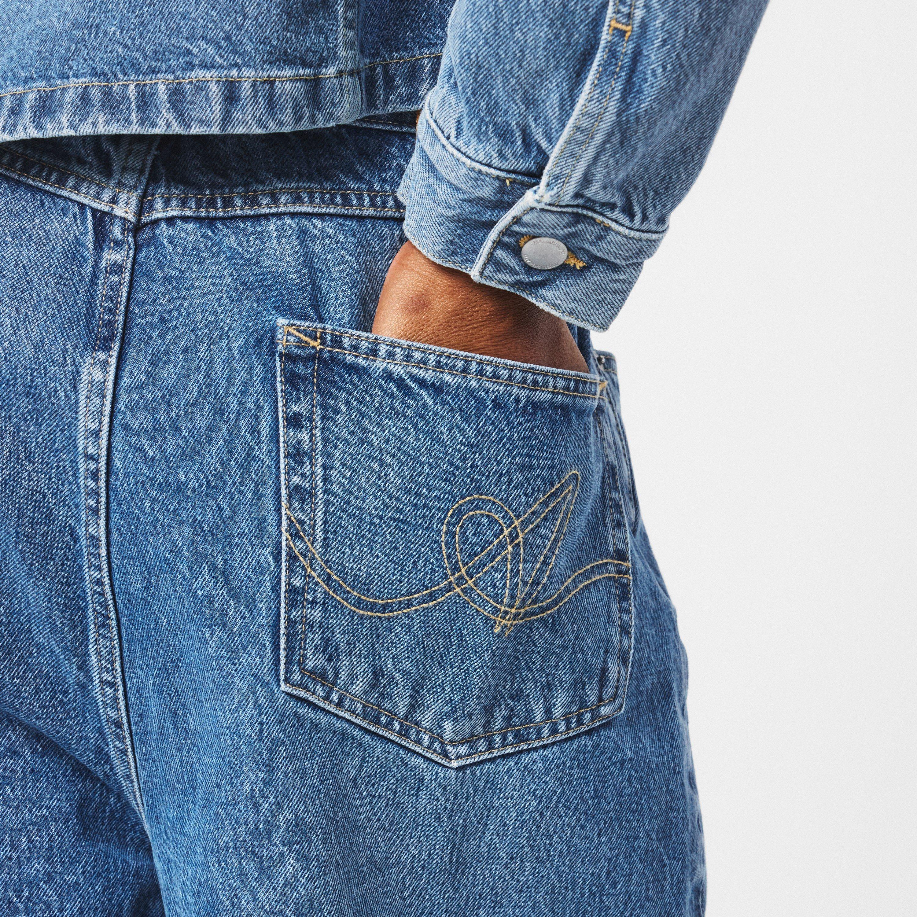 Light Blue - Axel Arigato - Women's Clara Wide Leg Jeans - 5