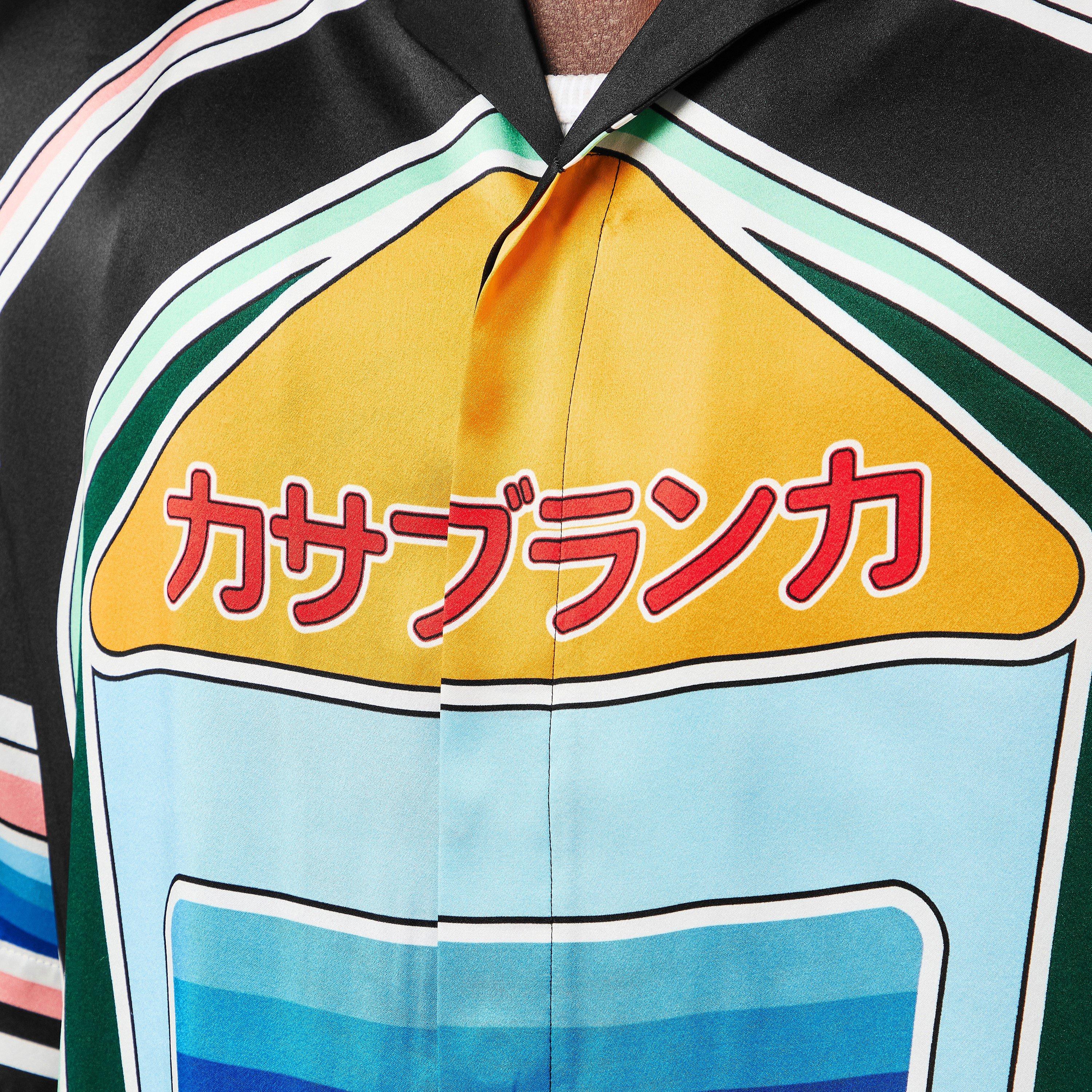 Multi - Casablanca - Men's Casa Pattern Silk Short-Sleeve Bowling Shirt - 5