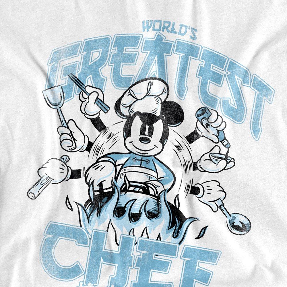 White - Disney - Mickey & Friends WorldS Greatest Chef Dad Long Sl - 2