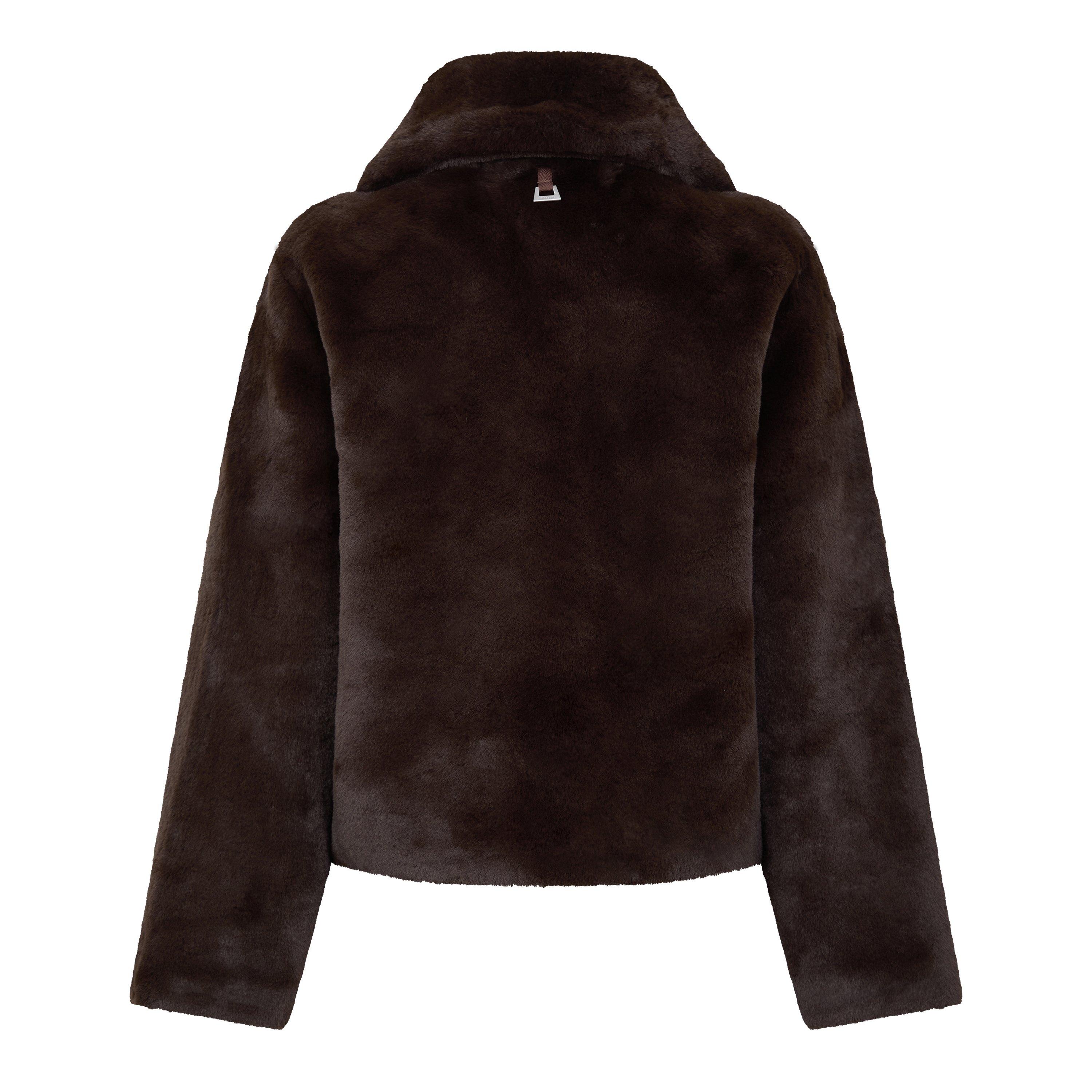 Espresso - Apparis - Women's Elis Coat Faux Fur Jacket - 2