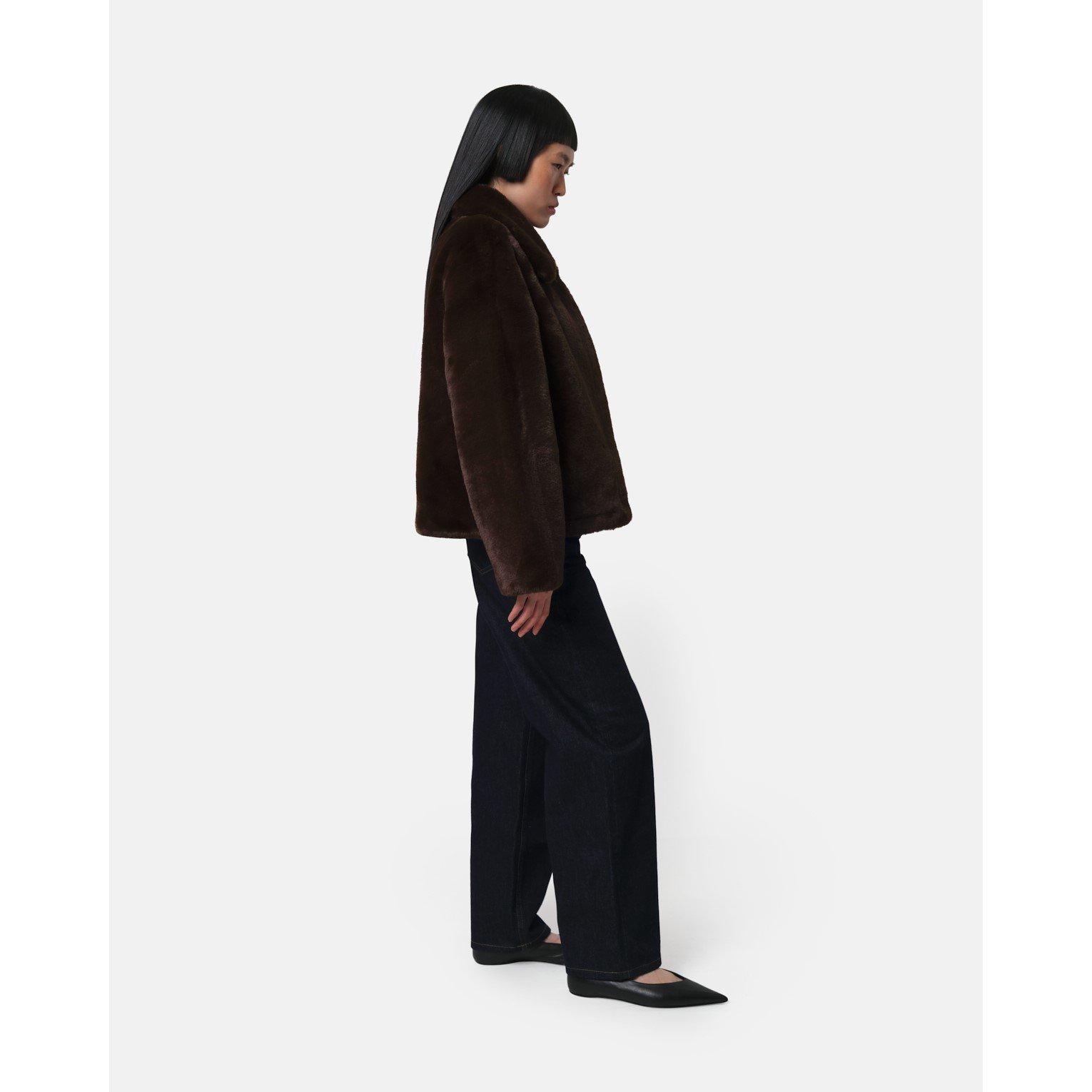Espresso - Apparis - Women's Elis Coat Faux Fur Jacket - 3