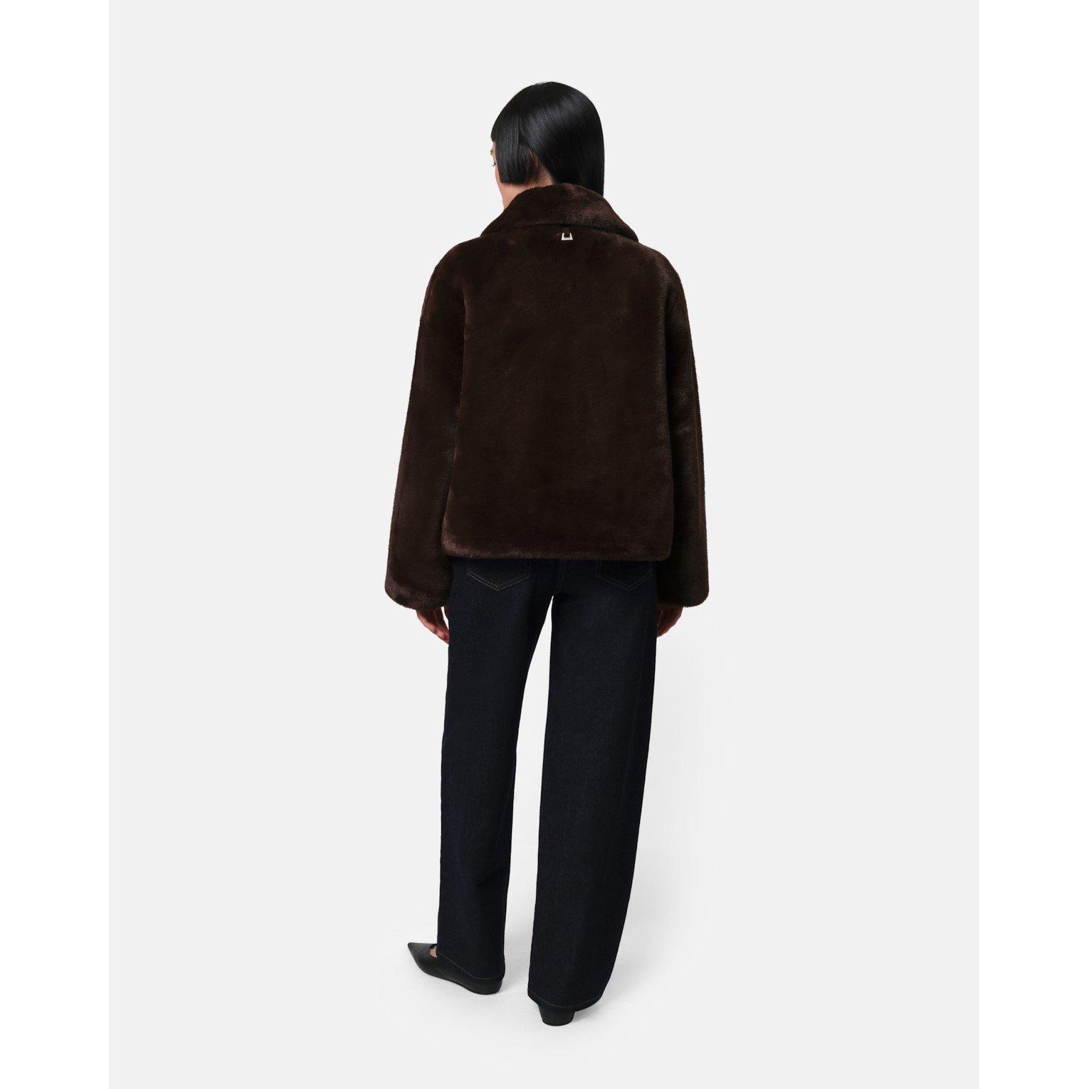 Espresso - Apparis - Women's Elis Coat Faux Fur Jacket - 4