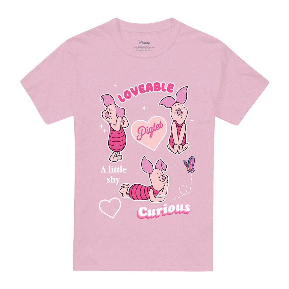 Pink - Disney - Winnie The Pooh Piglet Cute And Curious T-Shirt P - 4