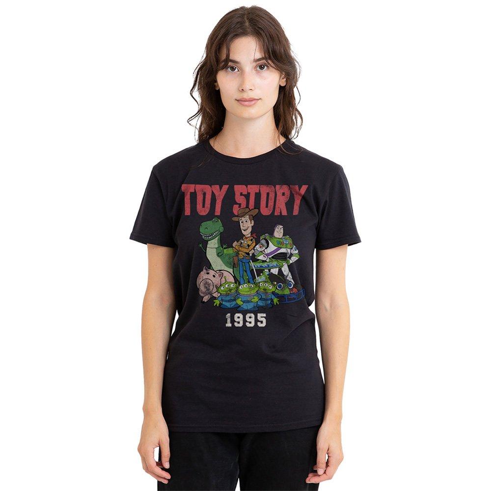 Black - Disney - Toy Story 1995 Retro T Shirt Black - 1