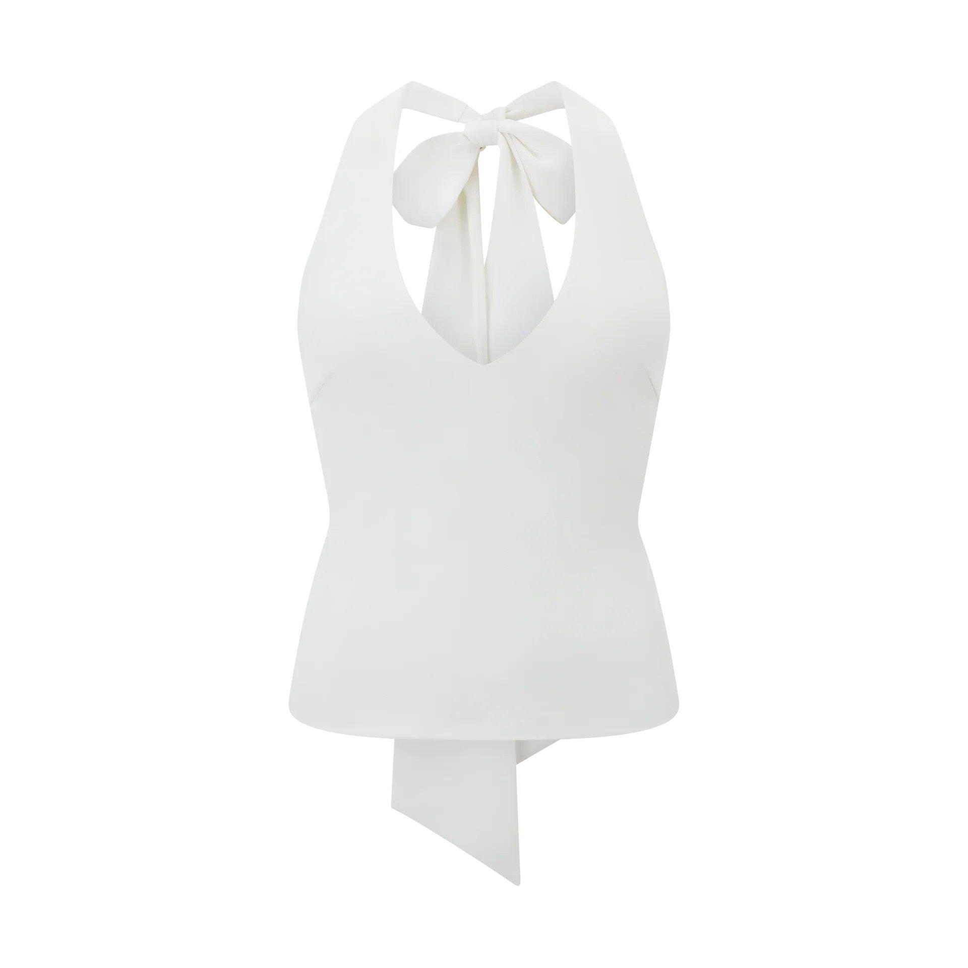 White - Odd Muse - The Ultimate Muse V-neck Top - 3