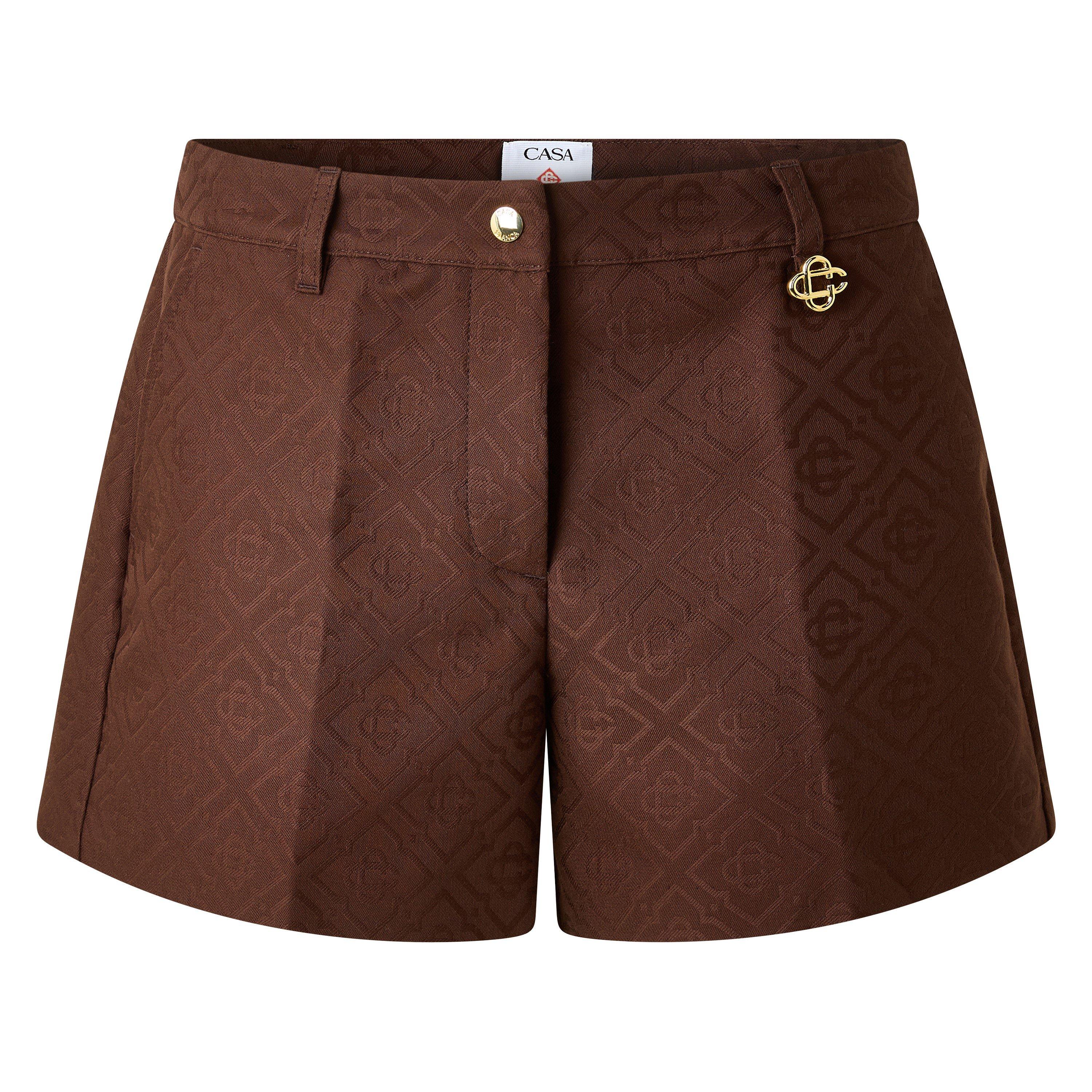 Choc Brown - Casablanca - Casa Mono Shorts Ld63 - 1