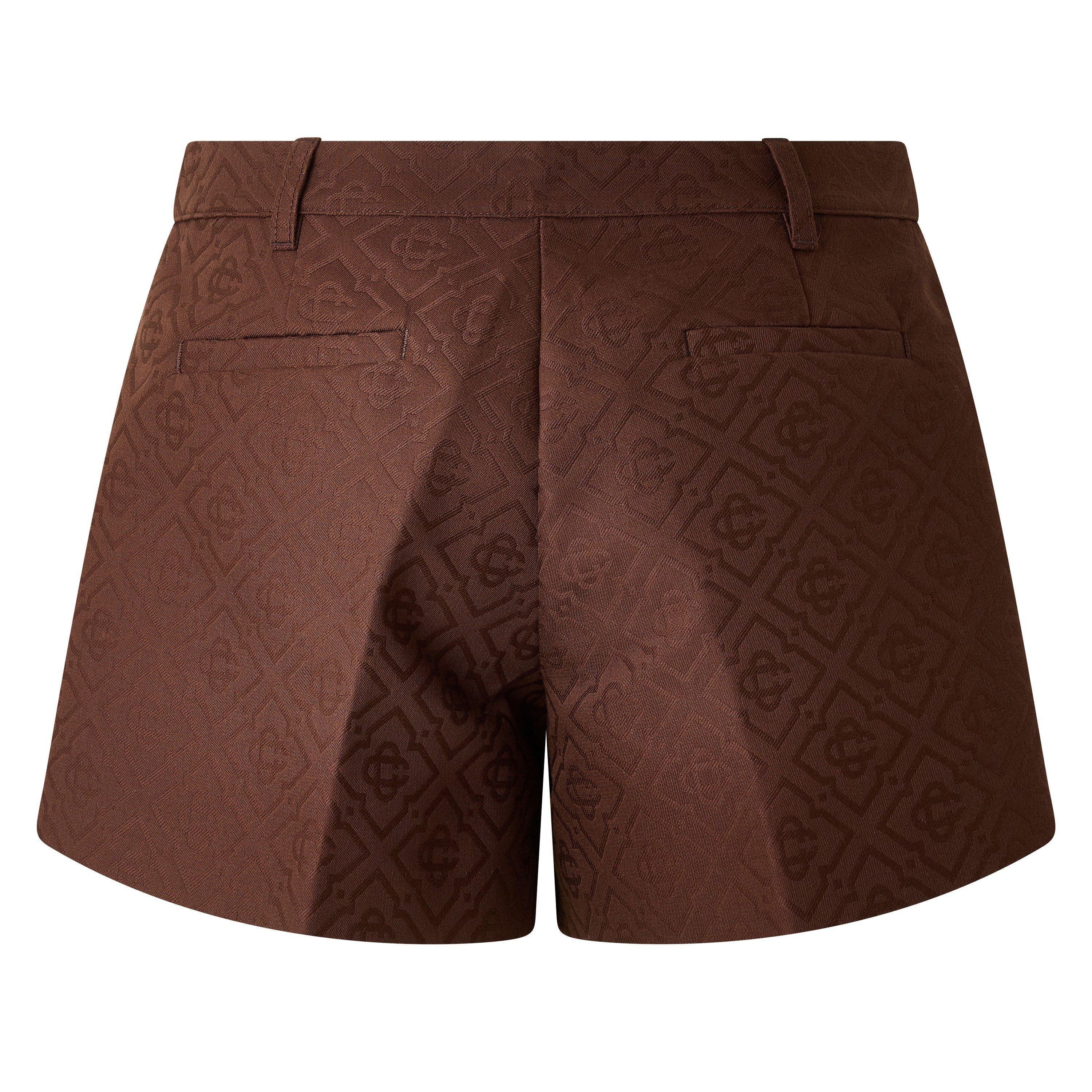 Choc Brown - Casablanca - Casa Mono Shorts Ld63 - 2
