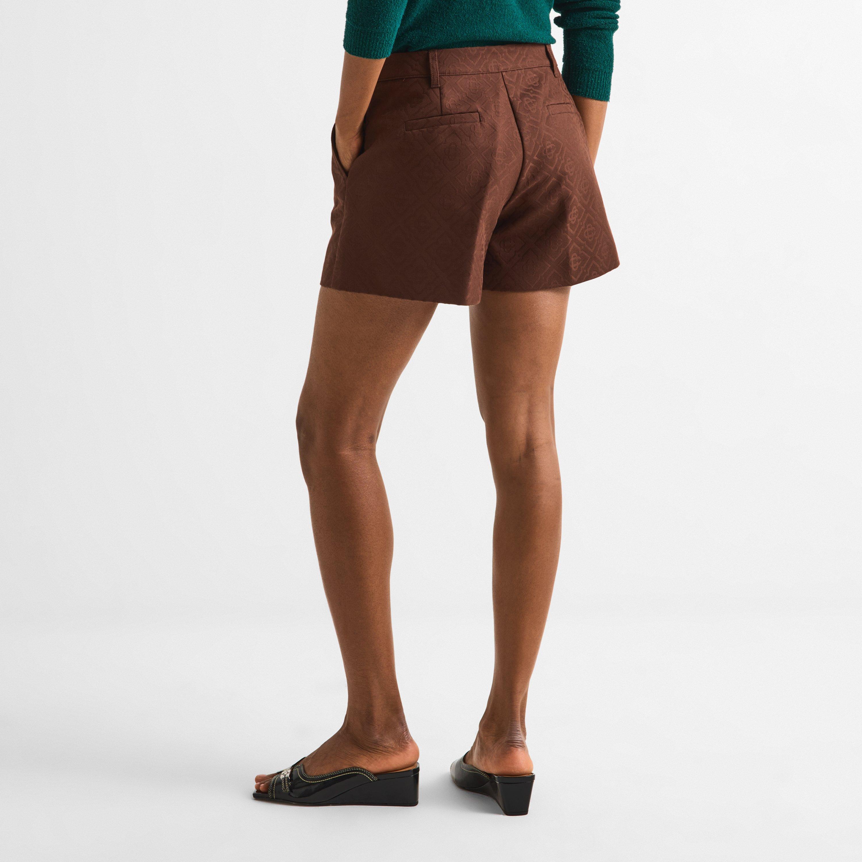 Choc Brown - Casablanca - Casa Mono Shorts Ld63 - 4