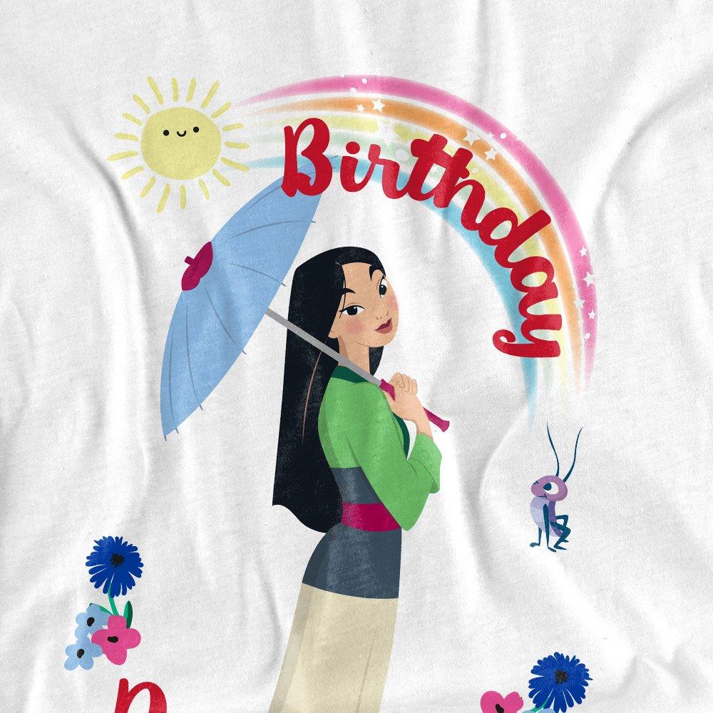 White - Disney - Mulan Birthday Princess And Her Lucky Cricket Long - 2