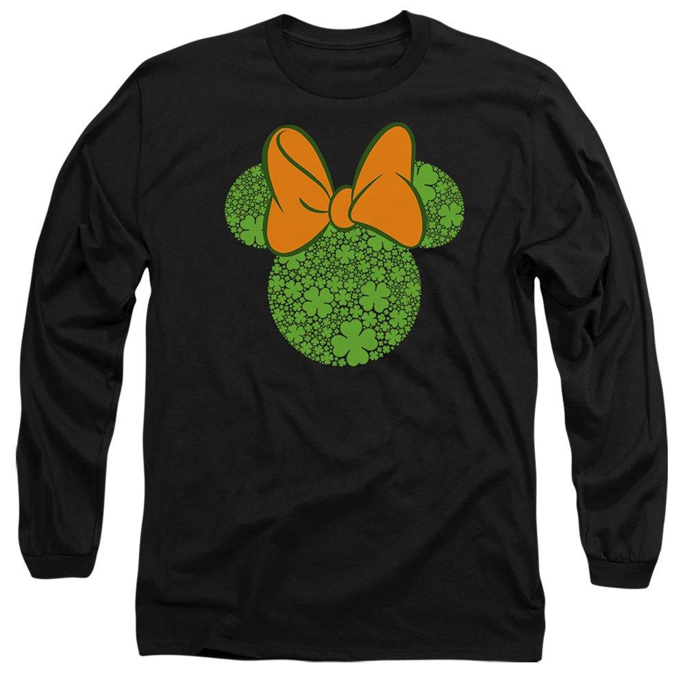 Black - Disney - Minnie Mouse St Patricks Day Shamrock Ears Long S - 1