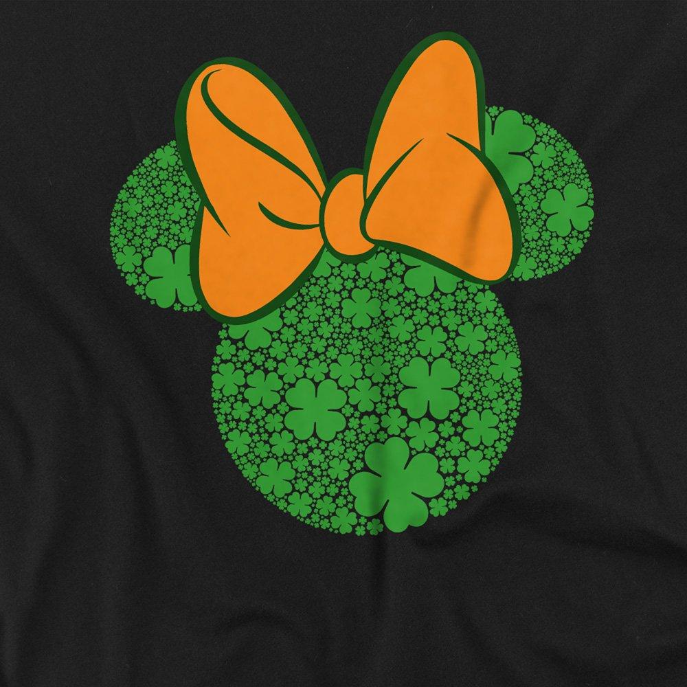 Black - Disney - Minnie Mouse St Patricks Day Shamrock Ears Long S - 2