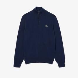 Lacoste Men's Quarter-Zip Knitted Jumper