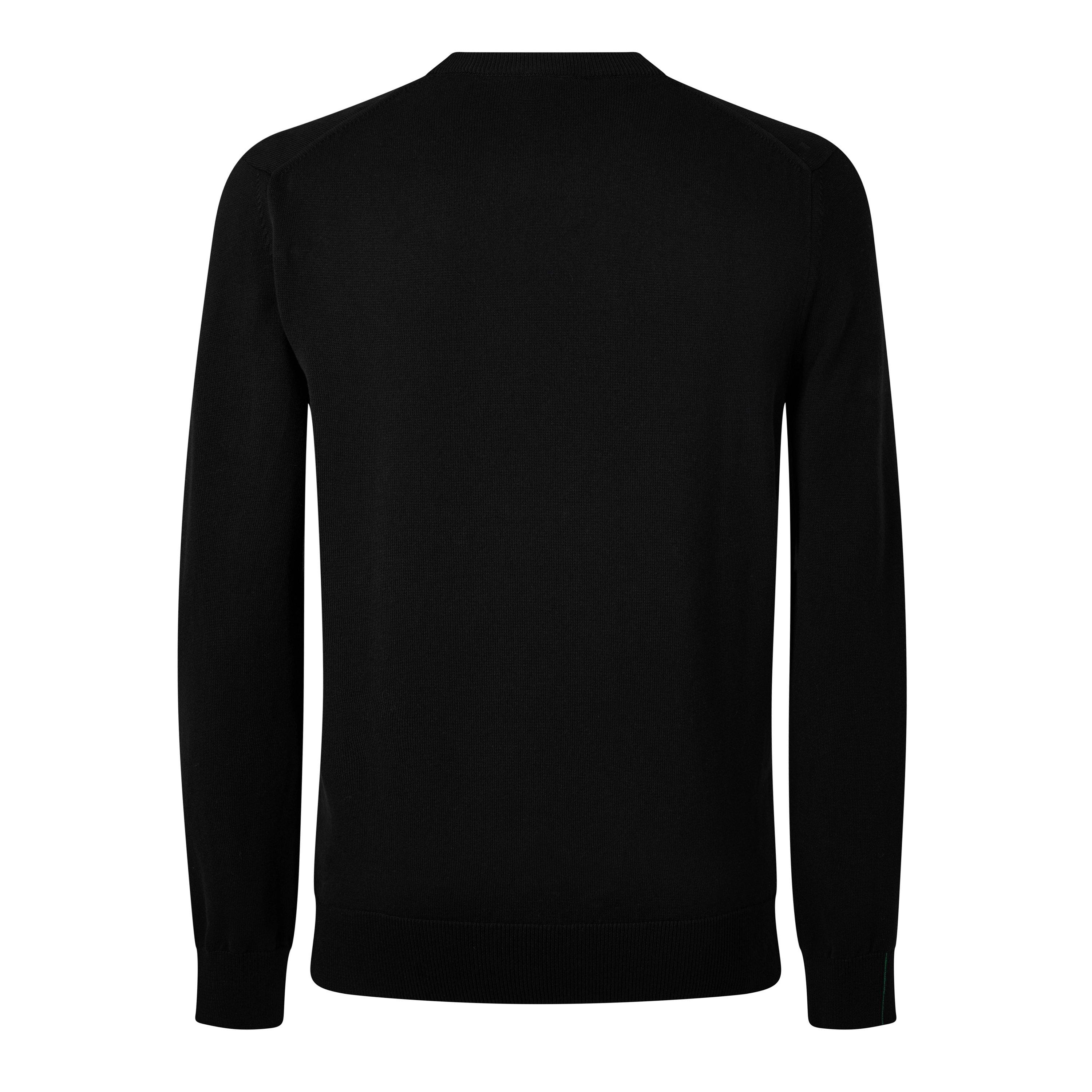 Black 031 - Lacoste - Knitted Jumper Mens - 2