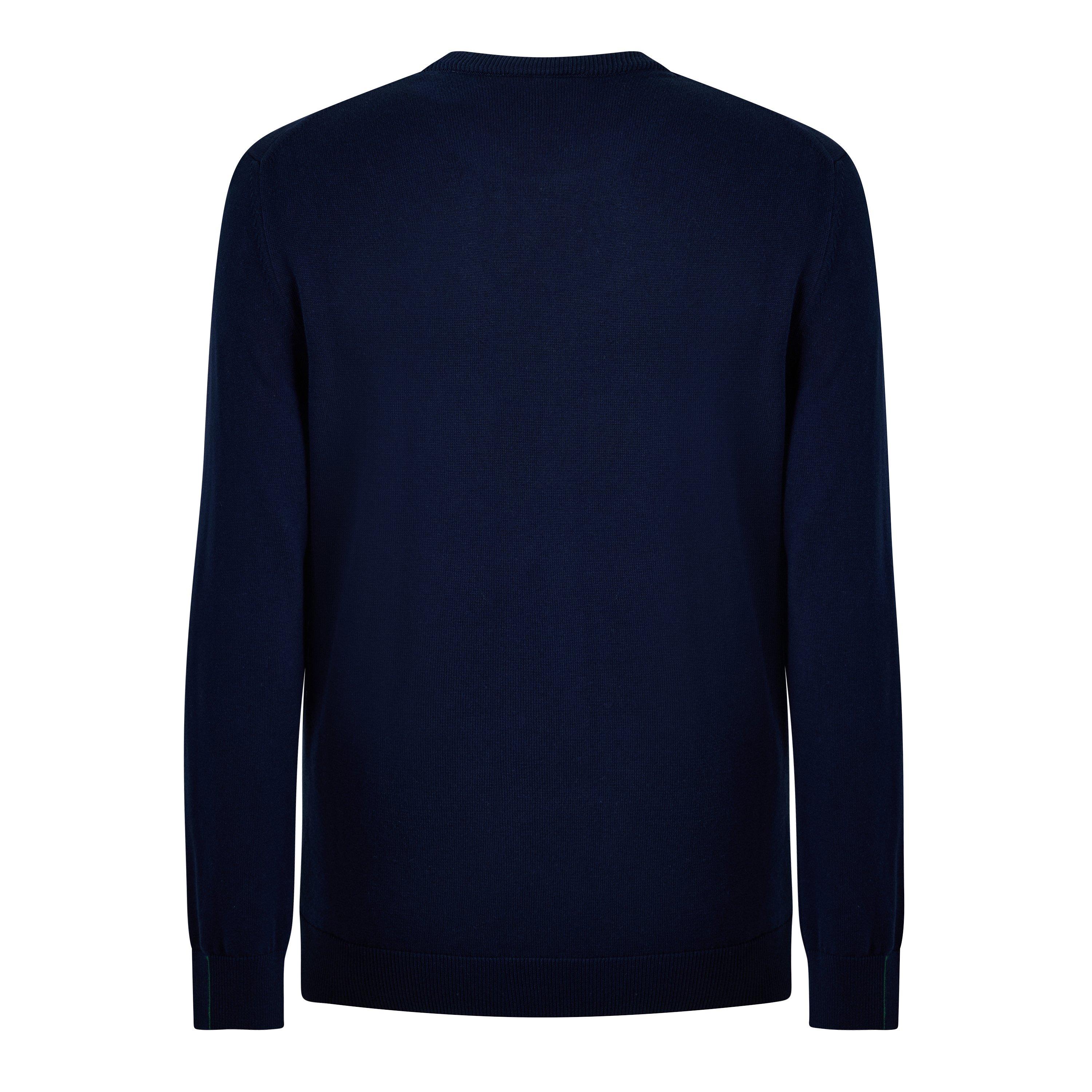 Navy 166 - Lacoste - Knitted Jumper Mens - 2