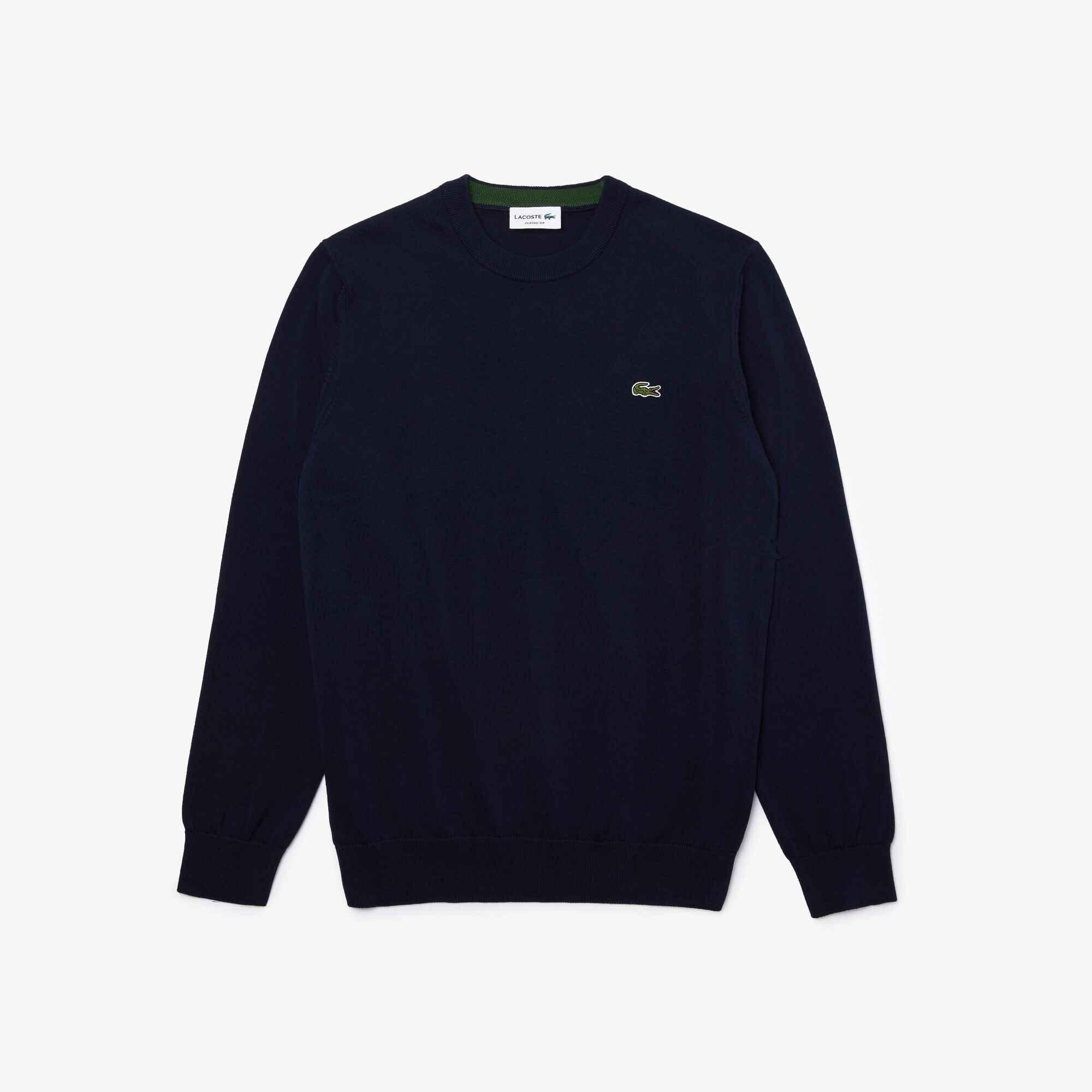 Navy 166 - Lacoste - Lacoste Knitted Jumper Mens - 5