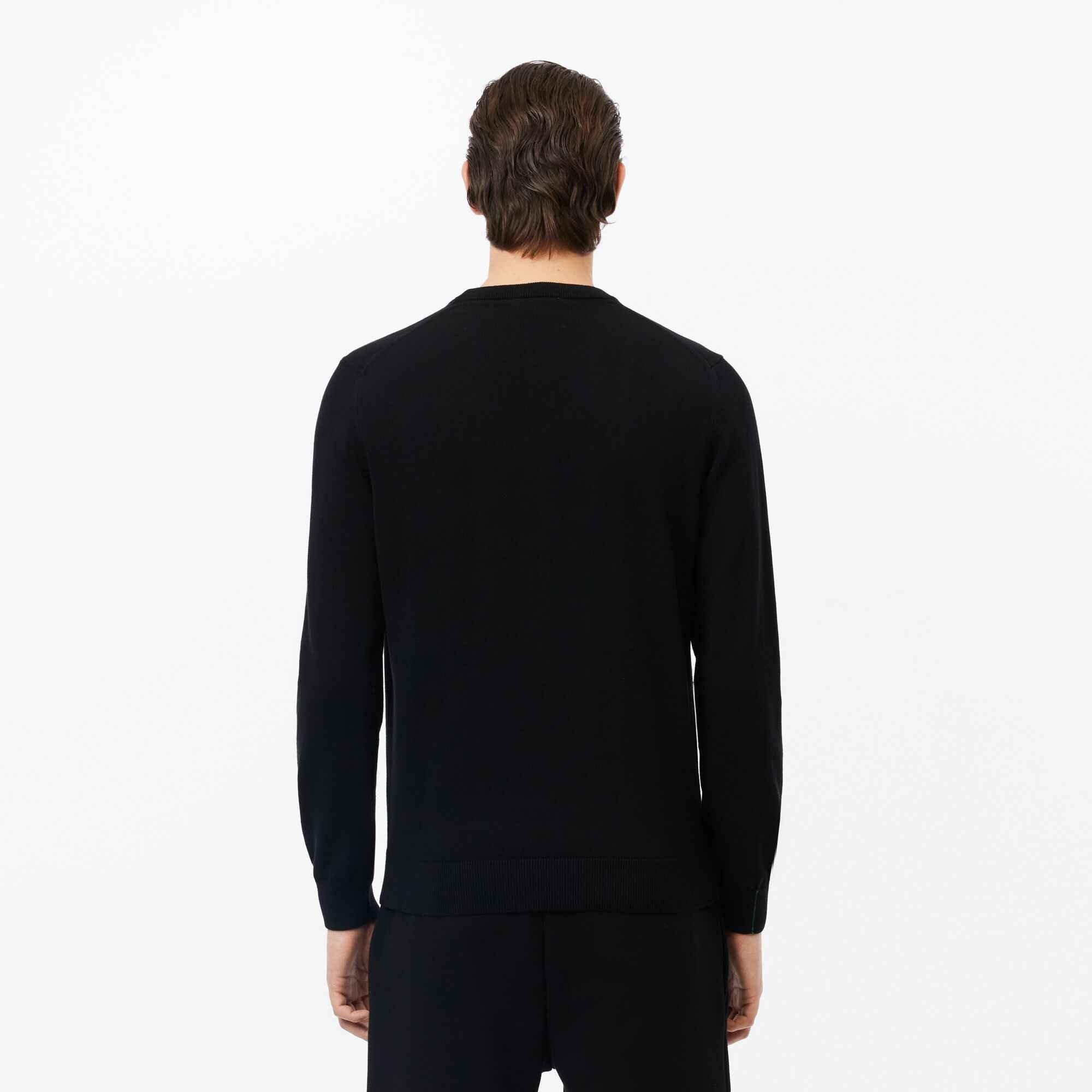 Black 031 - Lacoste - Lacoste Knitted Jumper Mens - 4