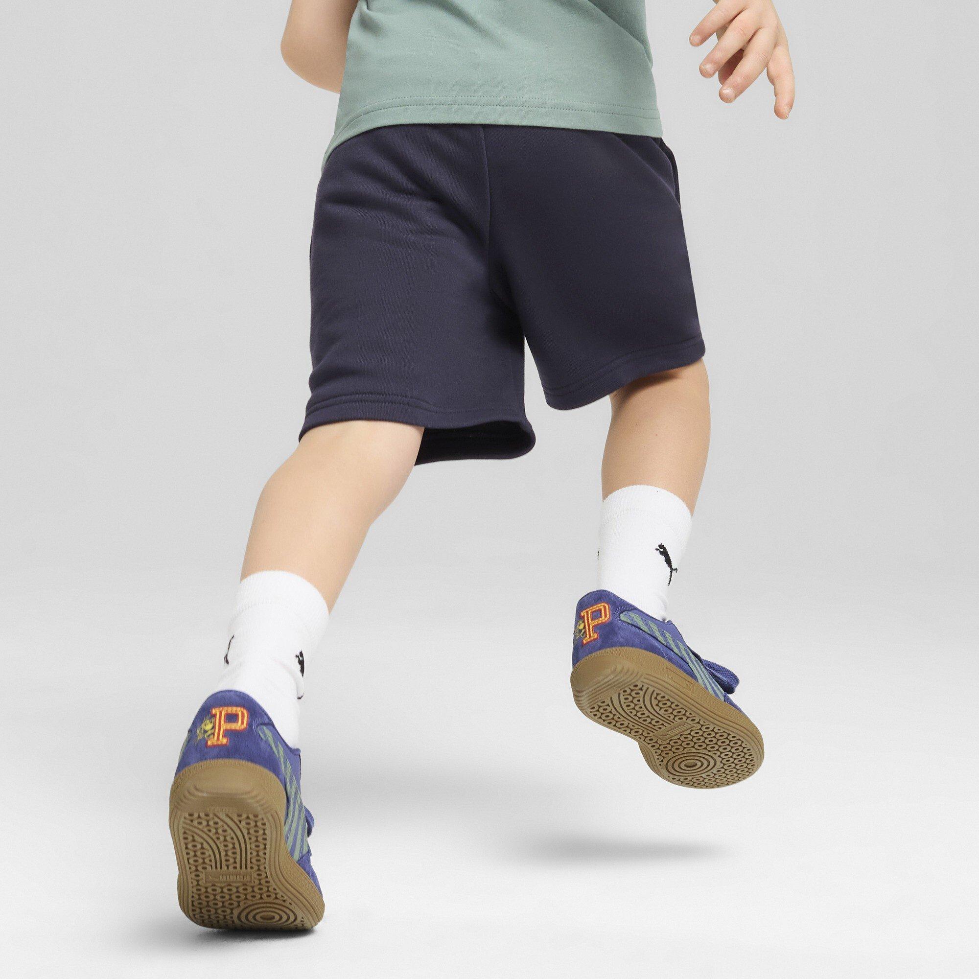 New Navy - Puma - Unisex Kids' Adventure Fleece Jogger Shorts - 4