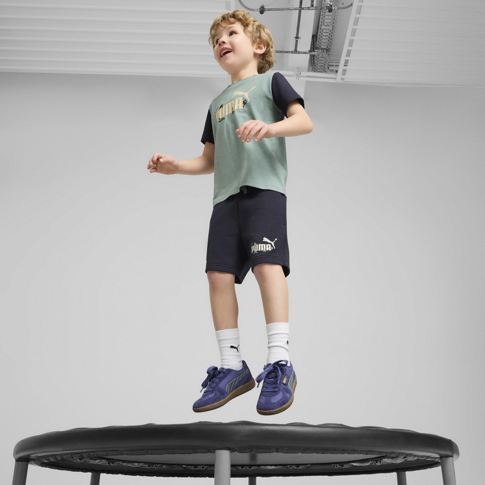 New Navy - Puma - Unisex Kids' Adventure Fleece Jogger Shorts - 6